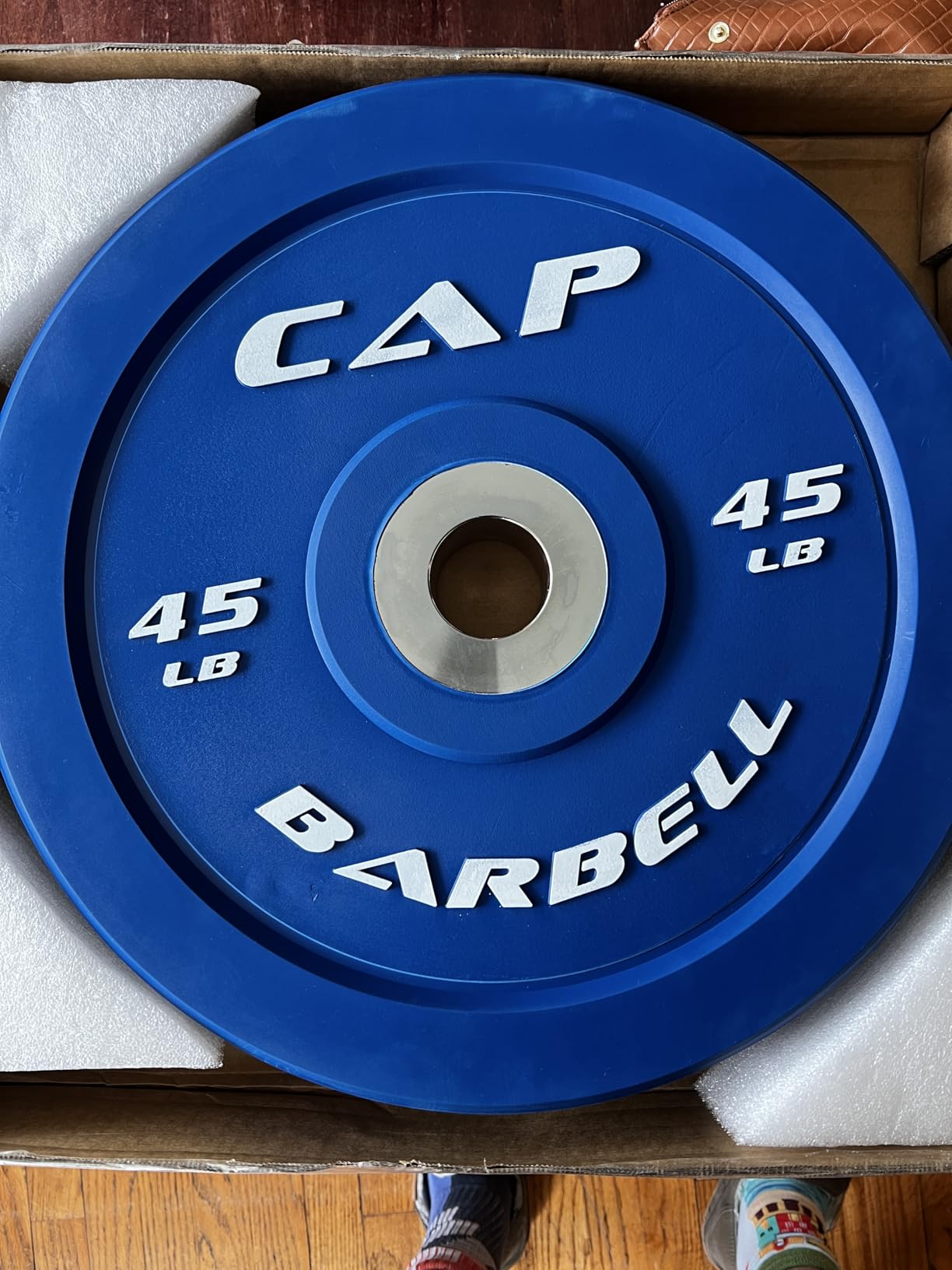 CAP Barbell Rubber Olympic Bumper Plate, Multiple Options/Colors customer photo 1