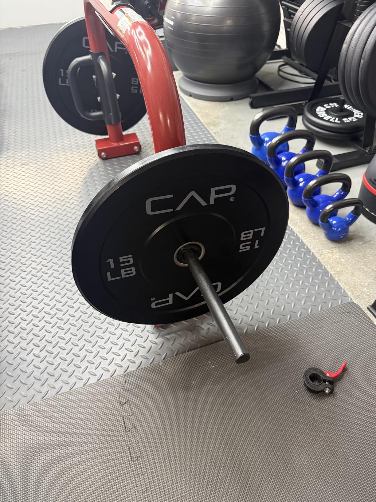 CAP Barbell Rubber Olympic Bumper Plate, Multiple Options/Colors customer photo 2