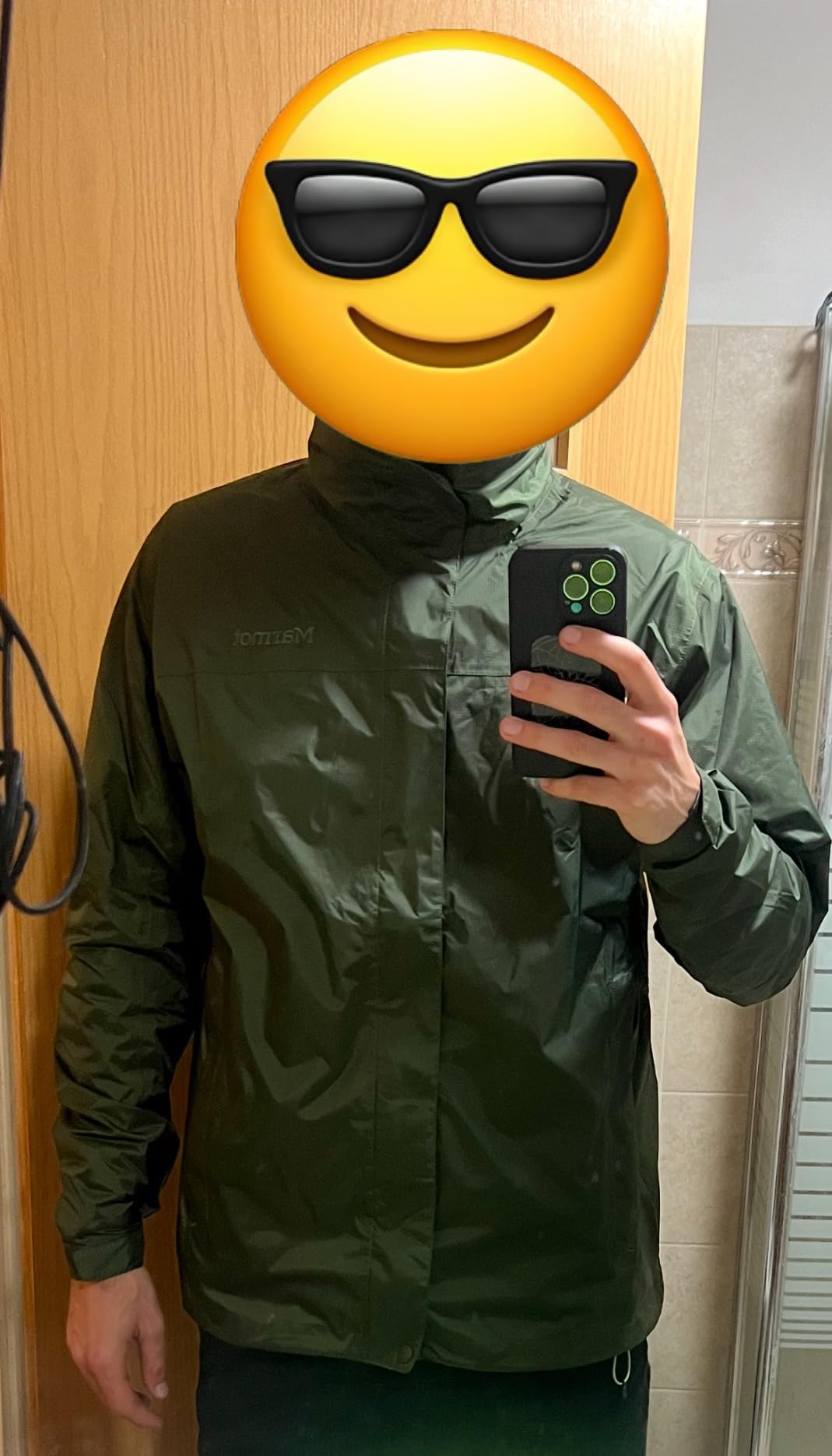 Marmot Men's Precip Eco Waterproof Rain Jacket - 100% Recycled, Breathable, Lightweight, Packable Raincoat customer photo 2