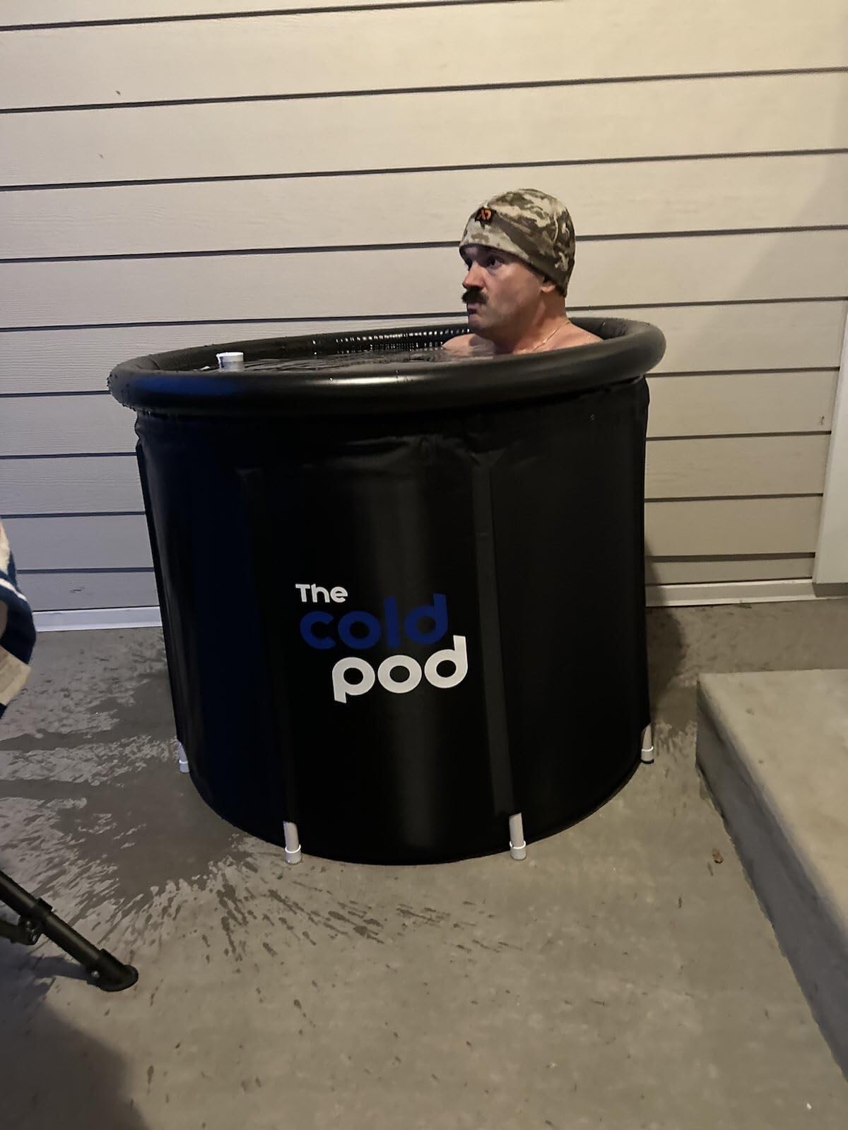 The Cold Pod Ice Bath Tub for Athletes with Cover: 88 Gallons Cold Plunge Tub for Recovery, Multiple Layered Portable Ice Bath Plunge Pool customer photo 1
