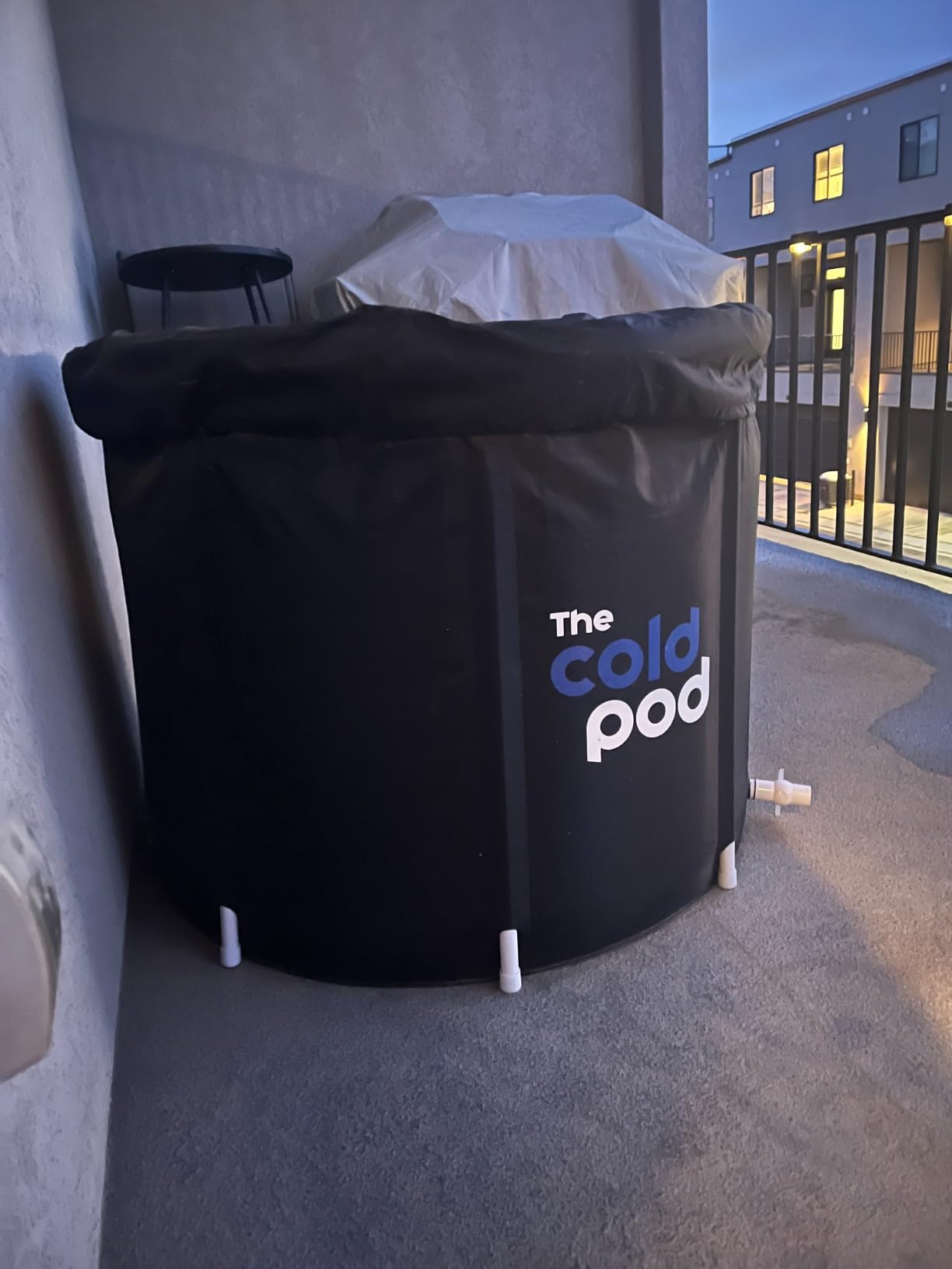 The Cold Pod Ice Bath Tub for Athletes with Cover: 88 Gallons Cold Plunge Tub for Recovery, Multiple Layered Portable Ice Bath Plunge Pool customer photo 2