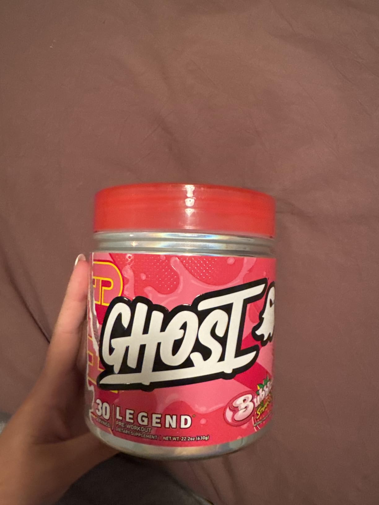 GHOST Legend Pre-Workout Powder, Welch's Grape - 30 Servings - Pre-Workout for Men & Women with Choline, L-Citrulline, & Beta Alanine for Energy & Focus customer photo 1