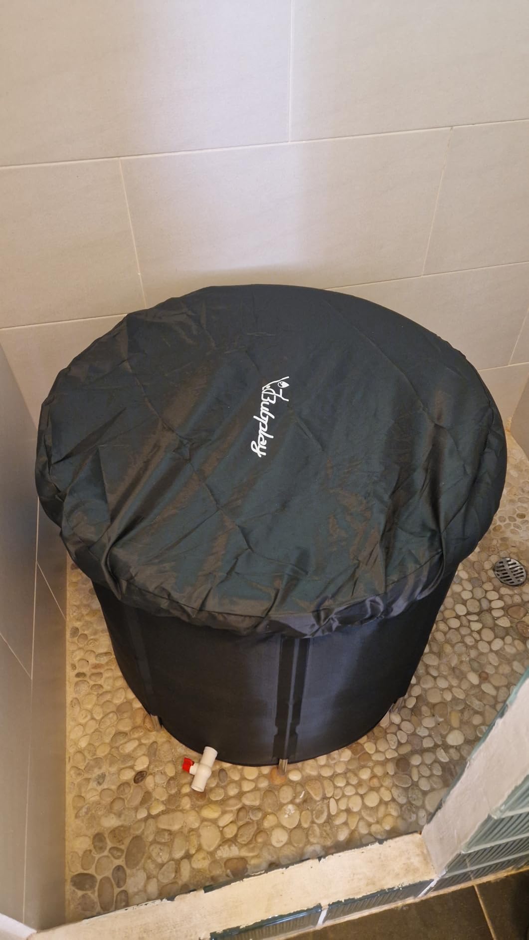 Bubplay Ice Bath Cold Plunge Tub with Cover for Indoor Outdoor for Recovery, Cold Water Therapy, Athletes & Adults -105 Gallons, Black, XL customer photo 2