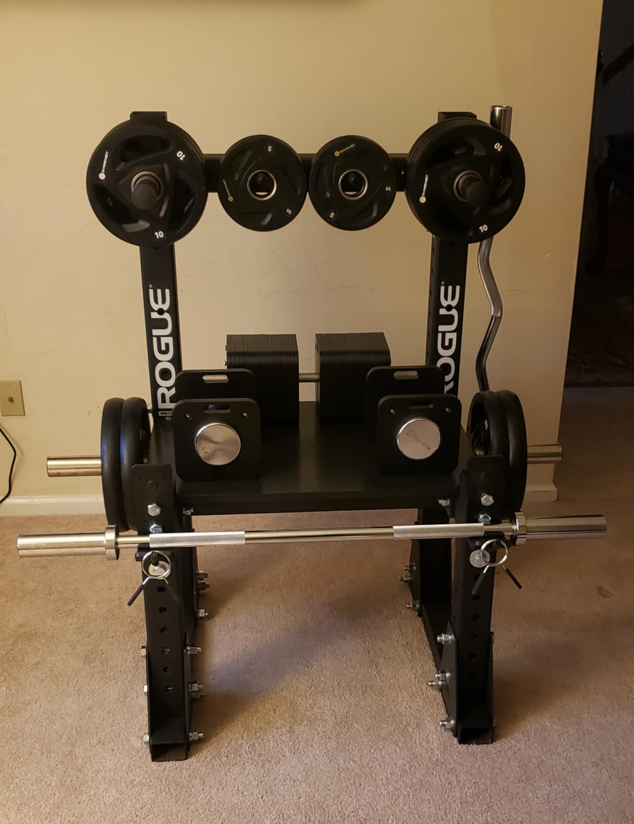 Eisenlink Adjustable Dumbbell Set, 10-50/80lb, 5lb Increments, Quick-Lock Square Weight Dumbbells for Home Gym Fitness customer photo 1
