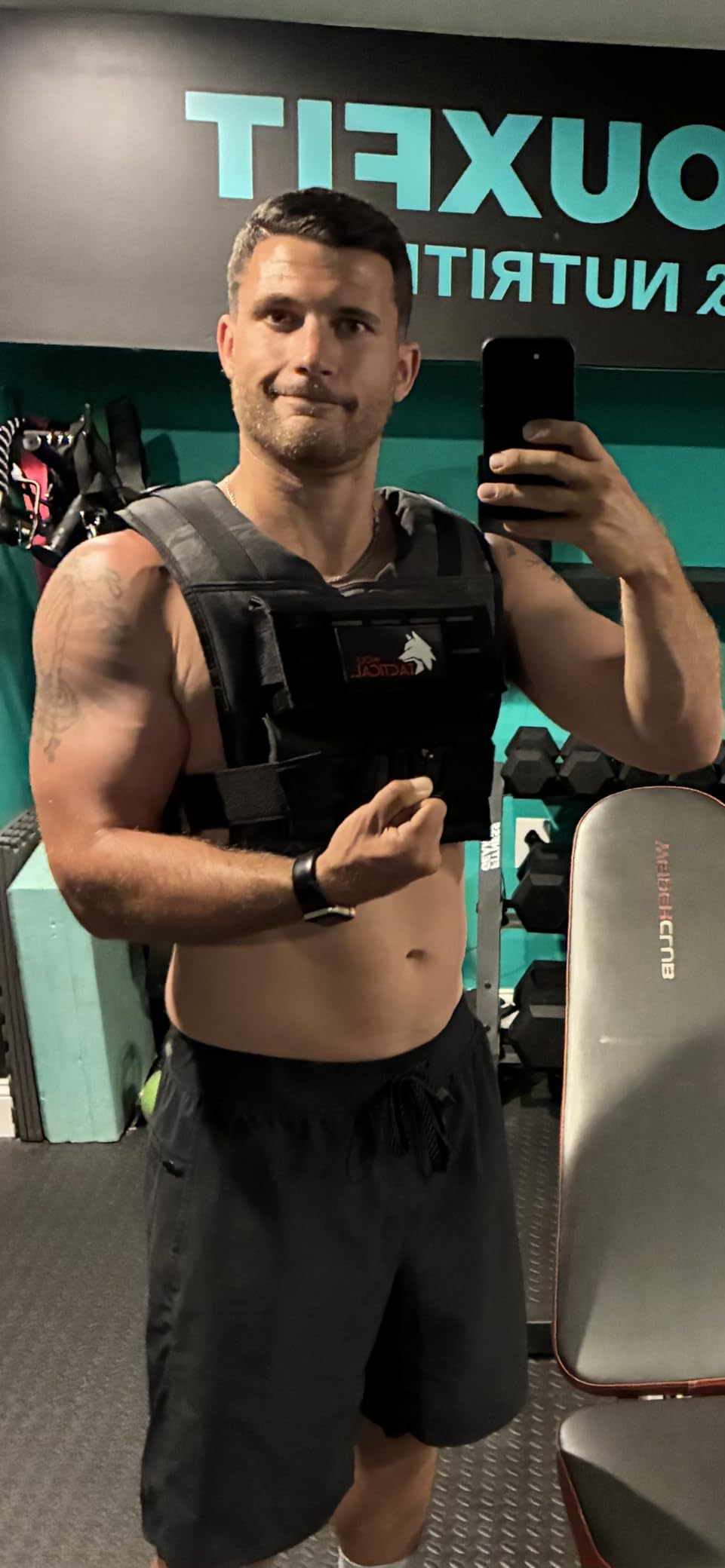 Wolf Tactical Weighted Training Vest - Premium Strength Training Weight Vest for Men Workouts customer photo 2