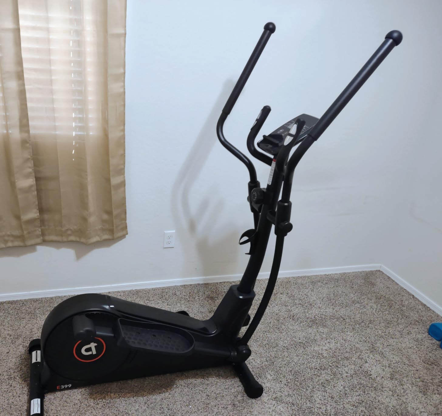 pooboo Elliptical Machine, Elliptical Exercise Machine with 16-Level Resistance & Quiet Magnetic Driving System, Elliptical Machine for Home with LCD Monitor & 15.5-17IN Stride, 350LBS Weight Capacity customer photo 1
