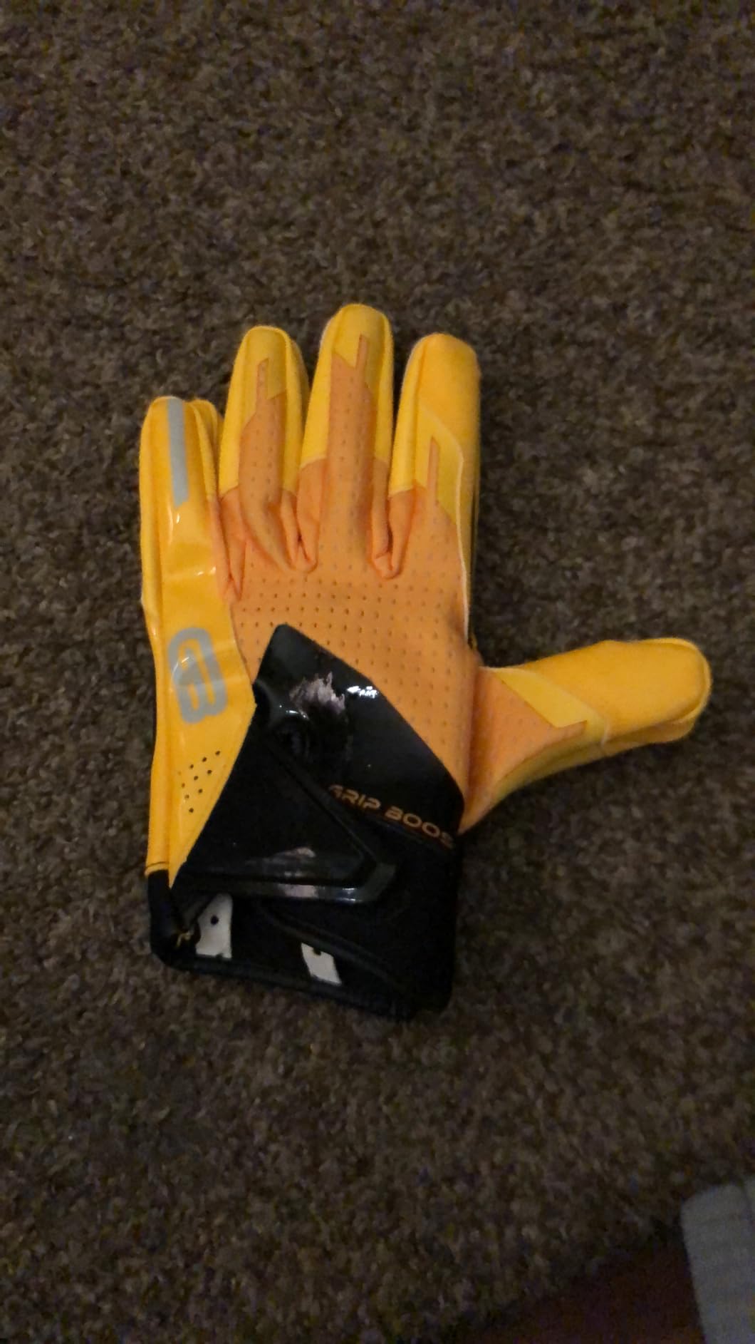 Grip Boost Football Gloves Raptor 2.0 Padded Men's Lineman Gloves with Boost Plus Grip Technology customer photo 2
