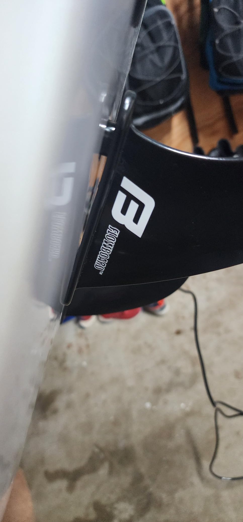 FLOWBOARD Surfboard Softboard Foam 8' Longboard - Include (3) Fins 6' Foot Leash and (2) Wood Stringers Inside Board customer photo 2