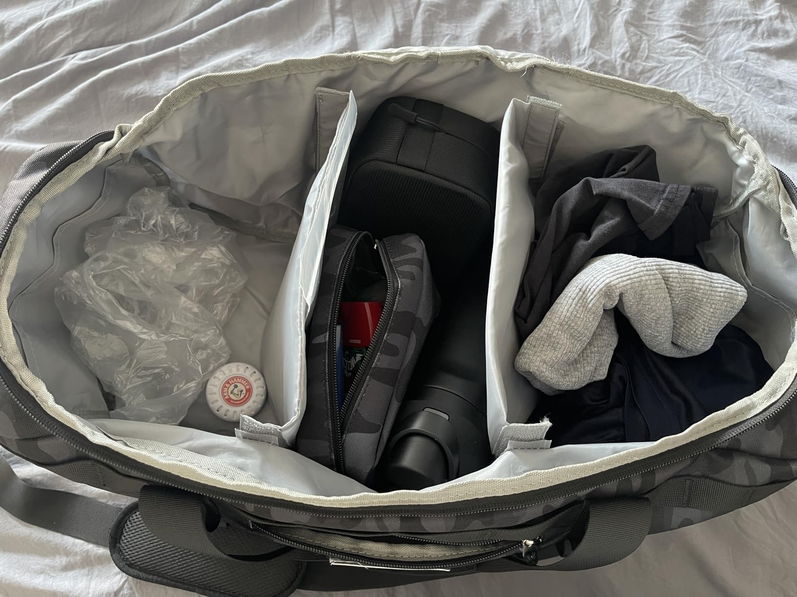 Gym Bag for Men Women, Carry on Luggage 22x14x9 Airline Approved, Tactical Travel Duffle Bag with Toiletry Bag and Shoe Compartment, Weekender Overnight with Wet Pocket for Workout, Black customer photo 2
