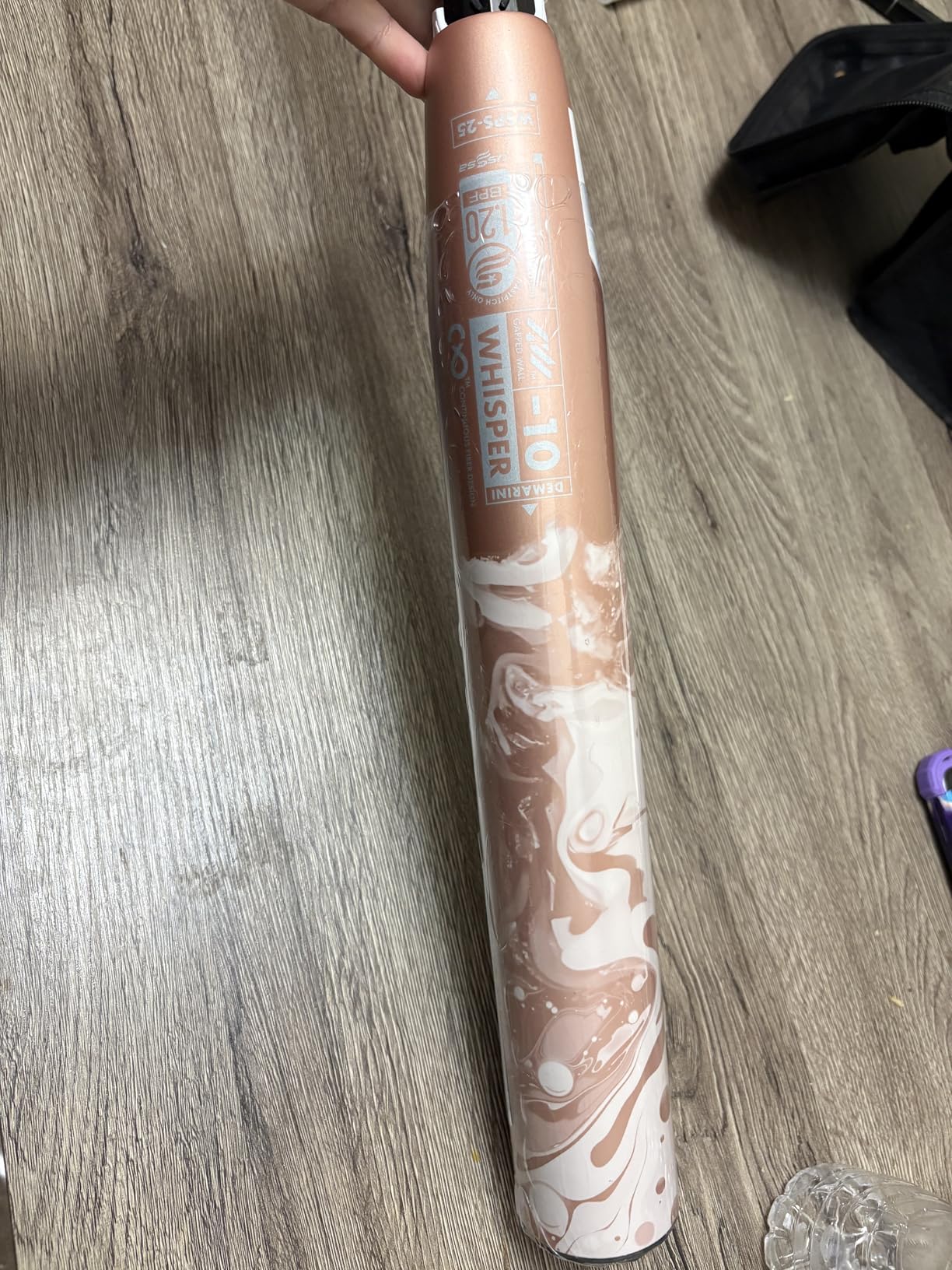 DeMarini 2025 Whisper Fastpitch Softball Bats: -10/-9/-8 Drop customer photo 2