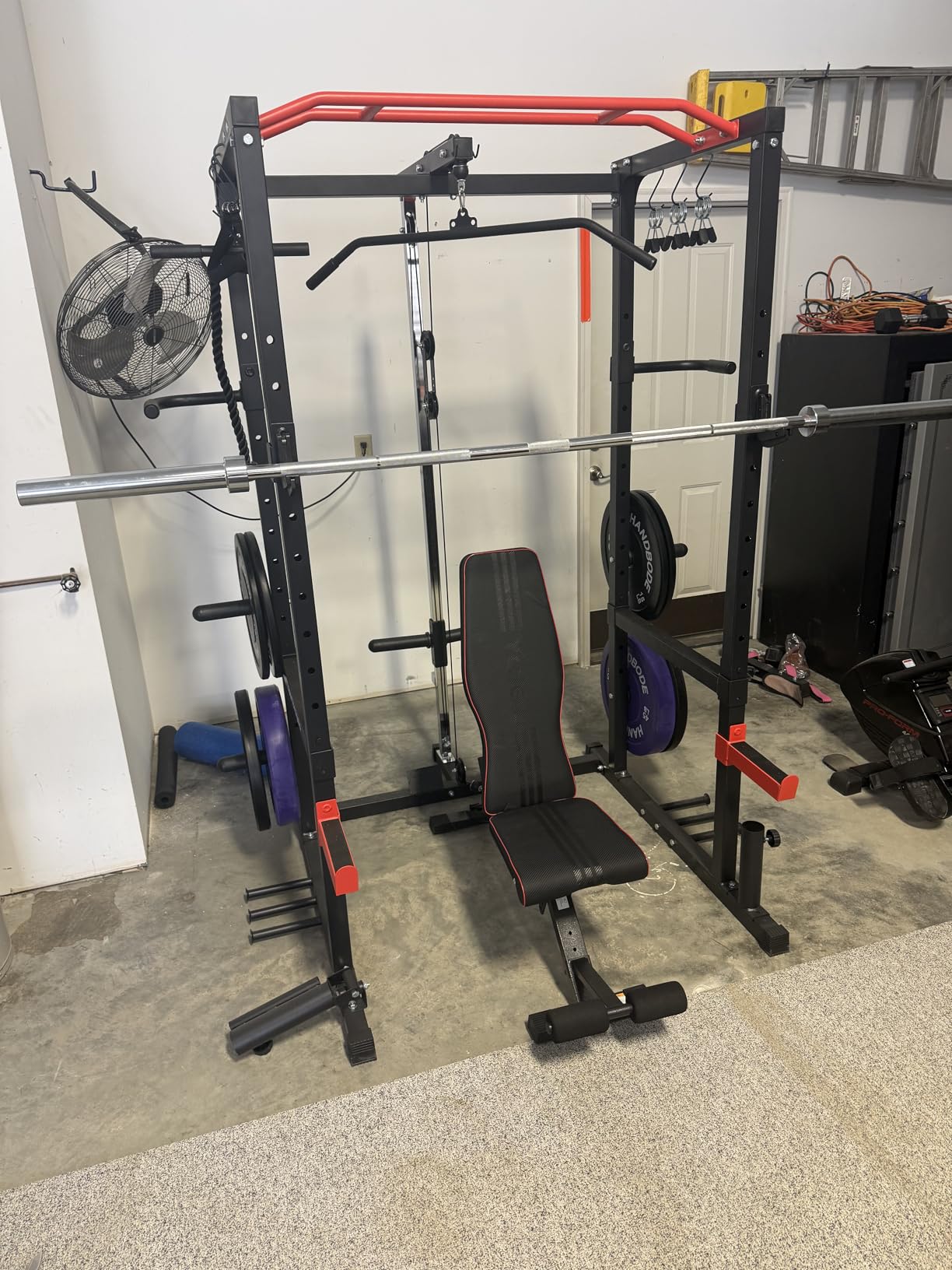 HANDBODE 2-Inch Weight Plates High Bounce, Olympic Bumper Plate Set 45/100/160/190/260/300lb customer photo 1