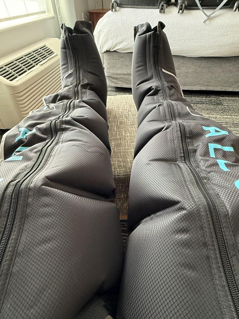 ALLJOY Pro-Grade Leg Massager Recovery Boots, Leg Compression Massager for Circulation and Pain Relief, Sequential Compression Boots for Fast Recovery customer photo 2