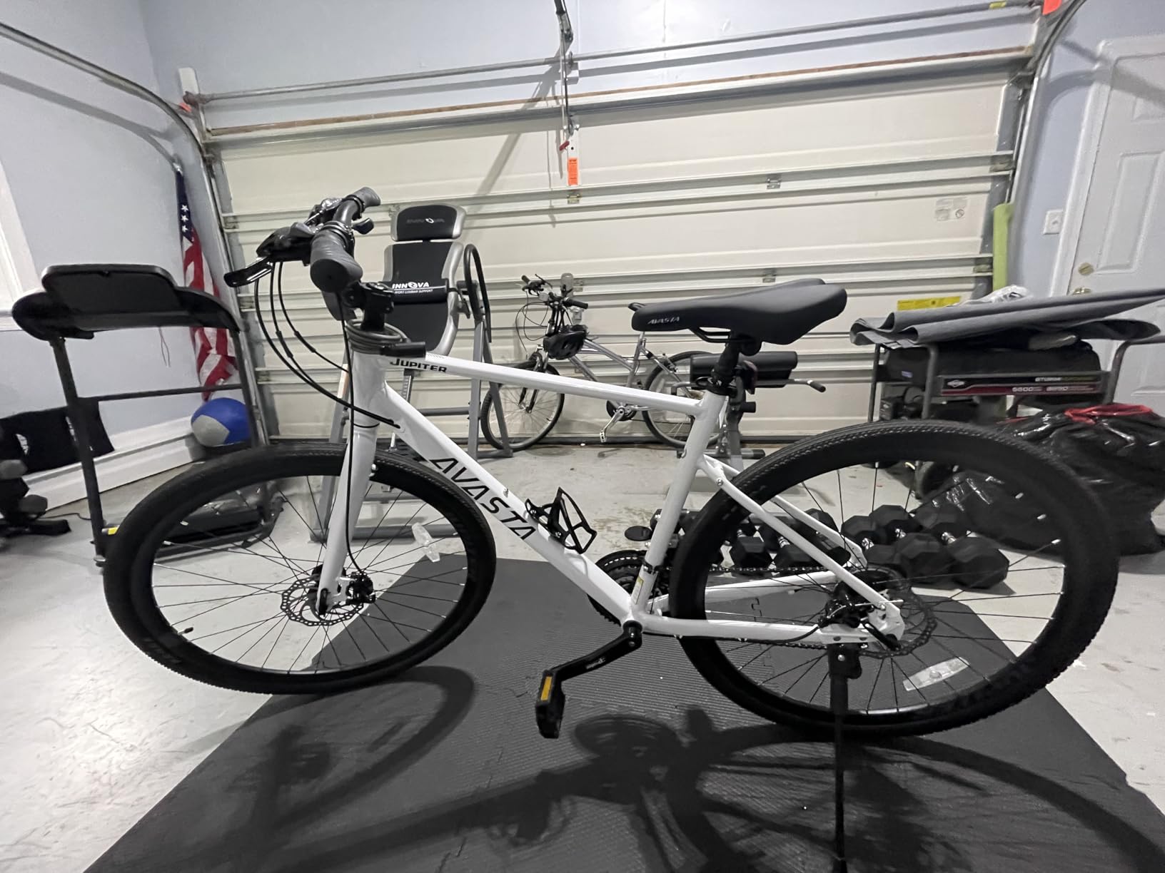 AVASTA Jupiter 700C Road Adult Step-Over Hybrid Cycling Bike Bicycle, Aluminum Frame, 21-Speed, Dual Disc Brakes, Multiple Colors for Men Woman Male Female customer photo 1