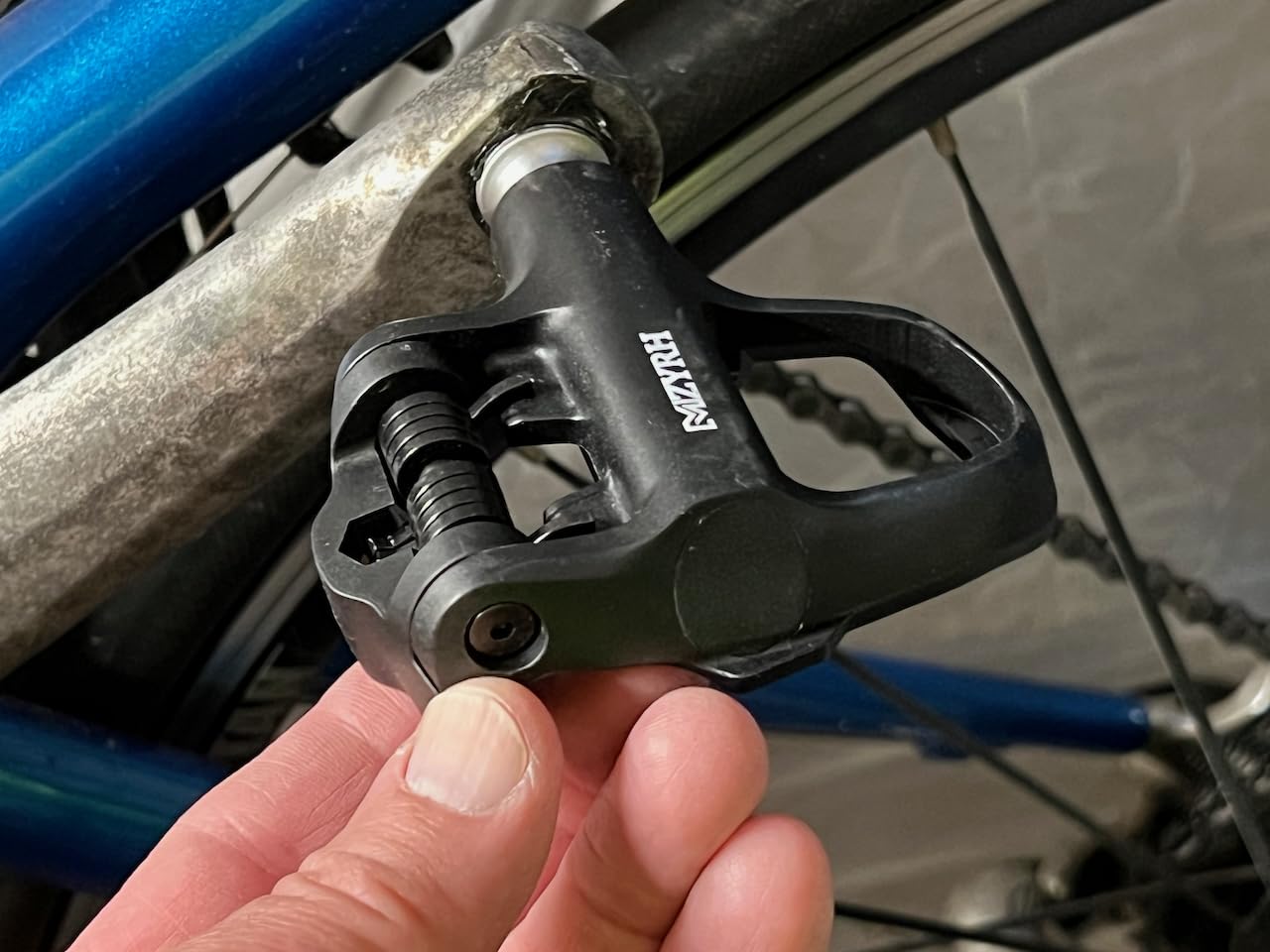 MZYRH Road Bike Pedals, Lightweight Road Cycling Pedals Cleats Set Clipless Pedals Compatible with Look KEO System customer photo 1