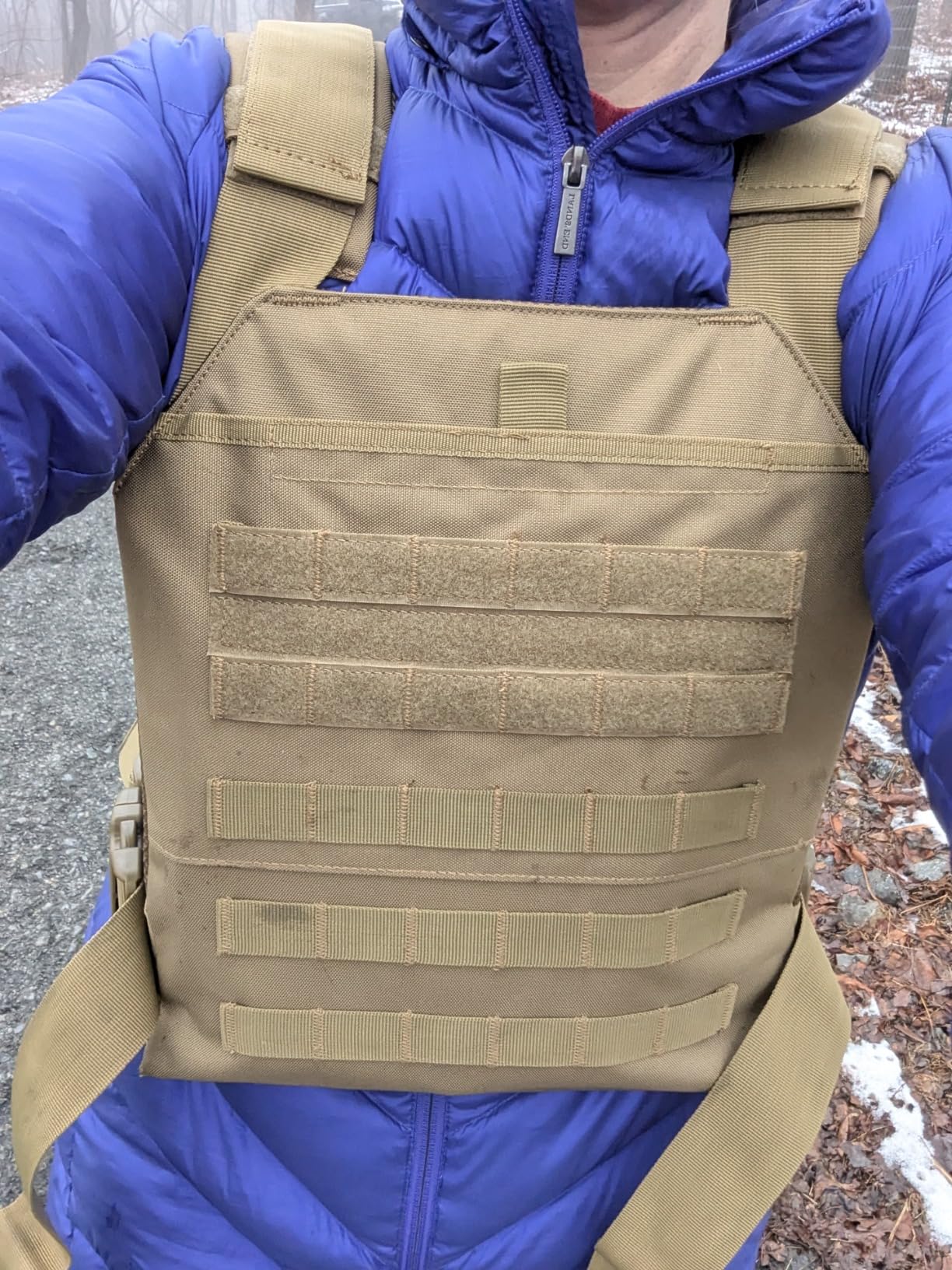 Adjustable Weighted Vest for Men Women - Tactical Vest for Rucking, HIIT & CrossFit, Fits 10x12 Plates, 600D Breathable customer photo 2