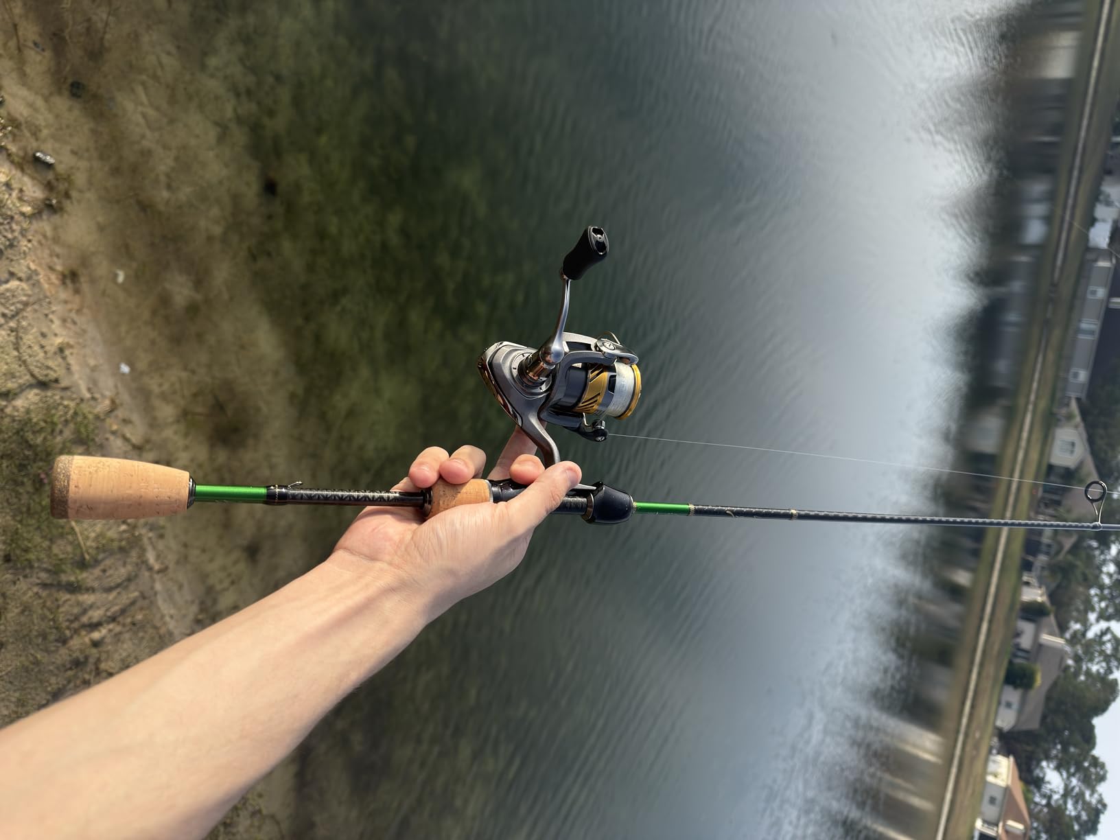 HANDING M1 BFS Rod Ultralight Fishing Rod 2-Piece Spinning & Baitcaster Rod with Seaguide RA Guides AA Cork Handle 30T Carbon Fiber for Trout Crappie Bluegill Yellow Perch Smallmouth Sunfish customer photo 2