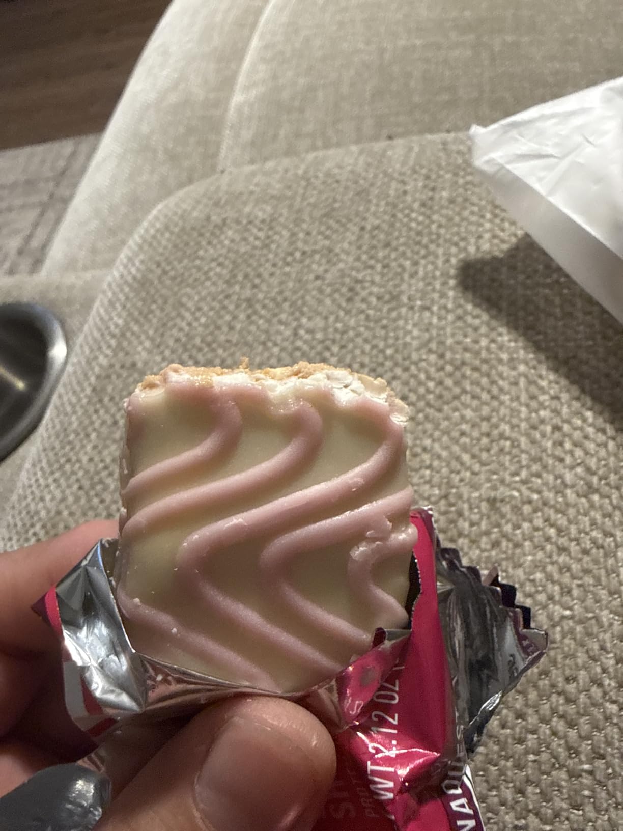 Quest Nutrition Protein Bars, Strawberry Shortcake, 20g Protein, 2g Sugar, 3g Net Carbs, 10g Fiber, Gluten Free, 12 Count customer photo 1