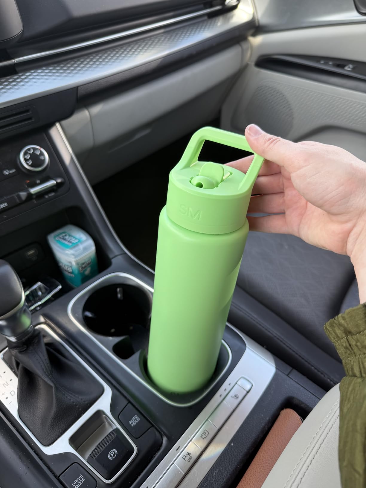 Simple Modern Water Bottle with Straw Lid | Vacuum Insulated Stainless Steel Metal Thermos | Summit Collection | 30oz, Blue Dune customer photo 2