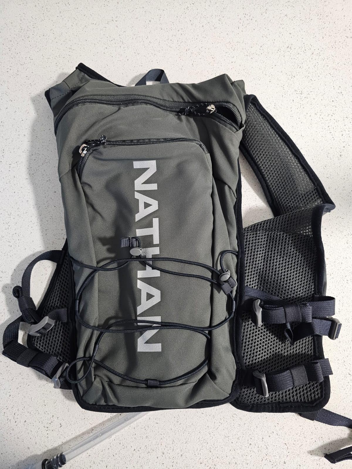 Nathan QuickStart Hydration Pack Vest with Bladder or Flasks, Storage Pockets, Breathable Moisture-Wicking Fabric customer photo 1