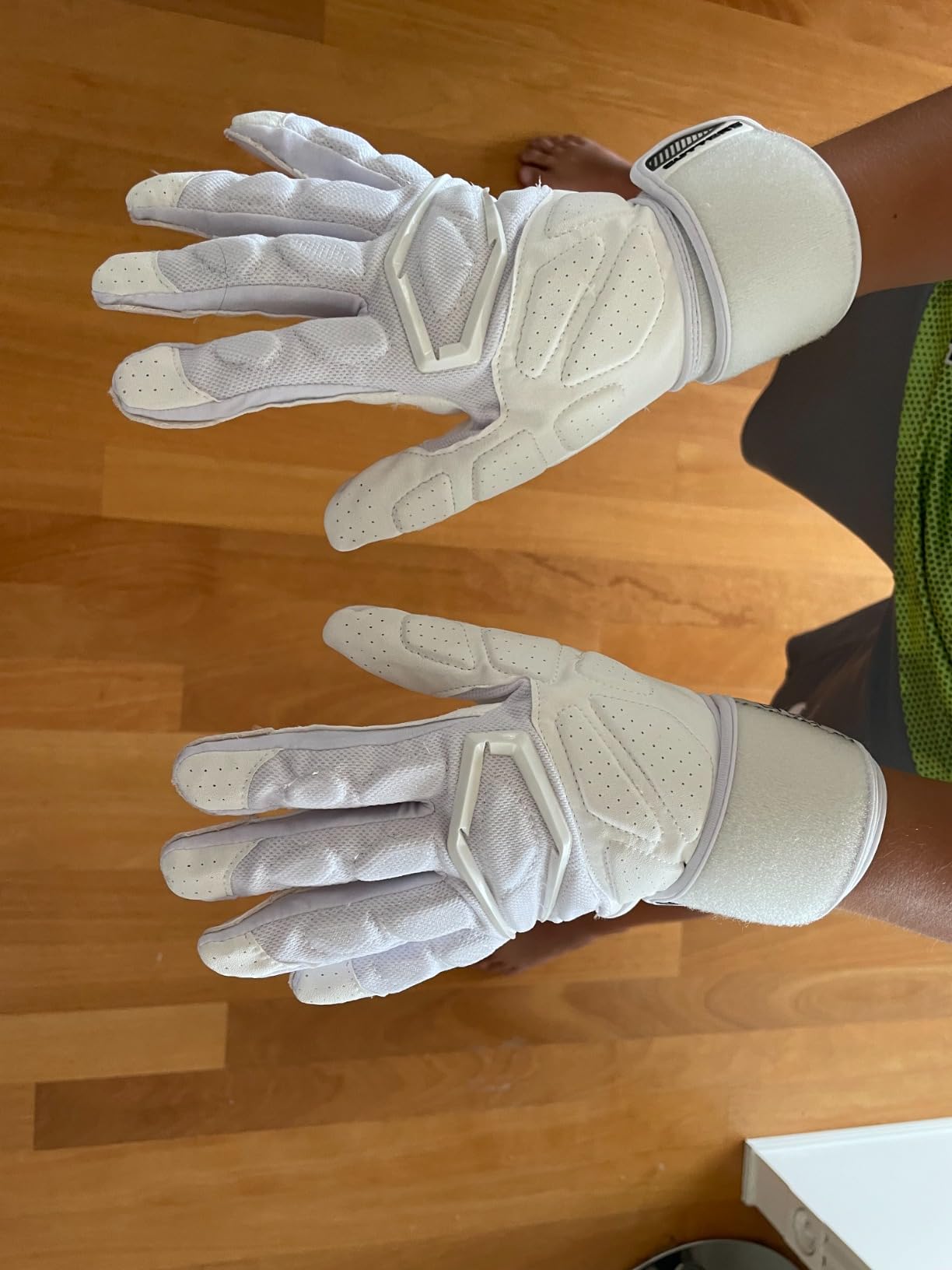 Cutters Force Padded Football Gloves for Lineman. Extra Grip. Adults customer photo 2
