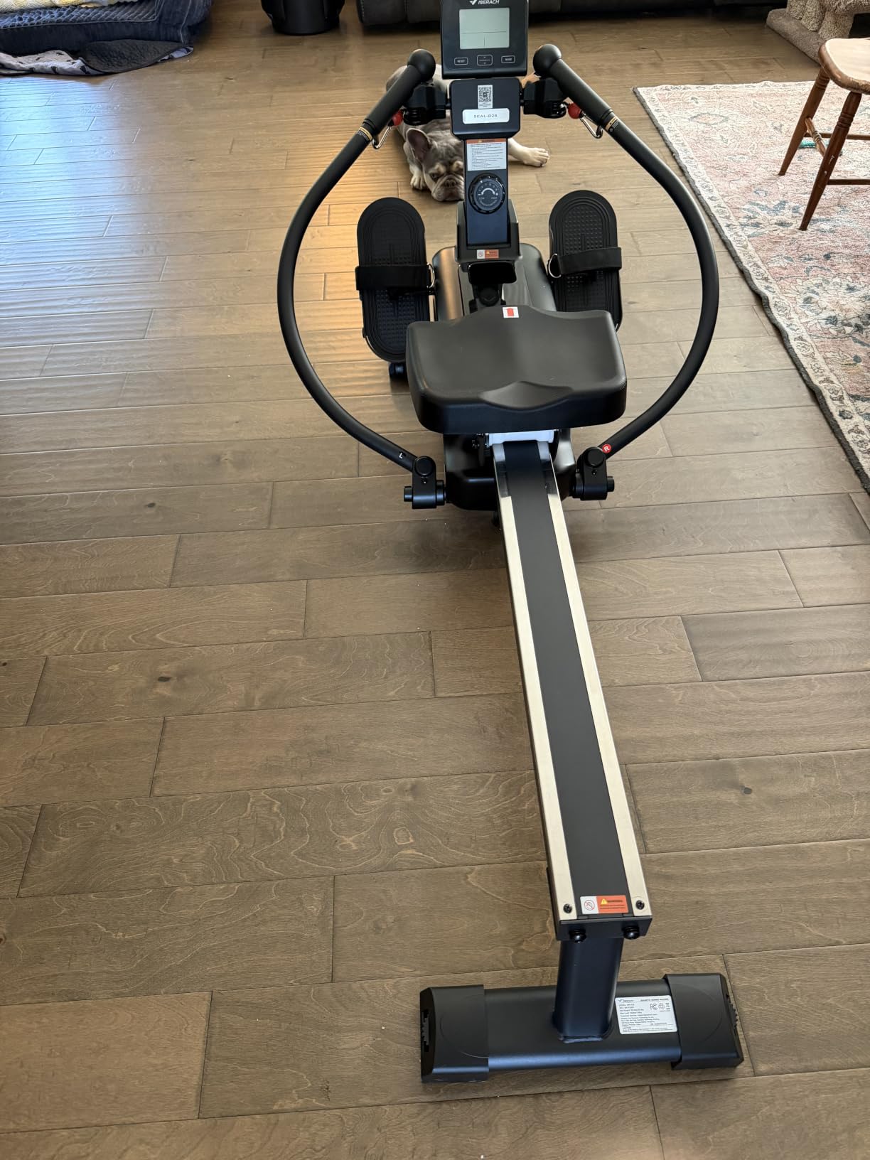 MERACH Sculls Rowing Machines for Home, Magnetic Rowing Machine with 16-Level, Simulate Real Row, Ultra-Quiet Rower, MERACH App and 1000+ Champion Coaching Course & Games customer photo 1