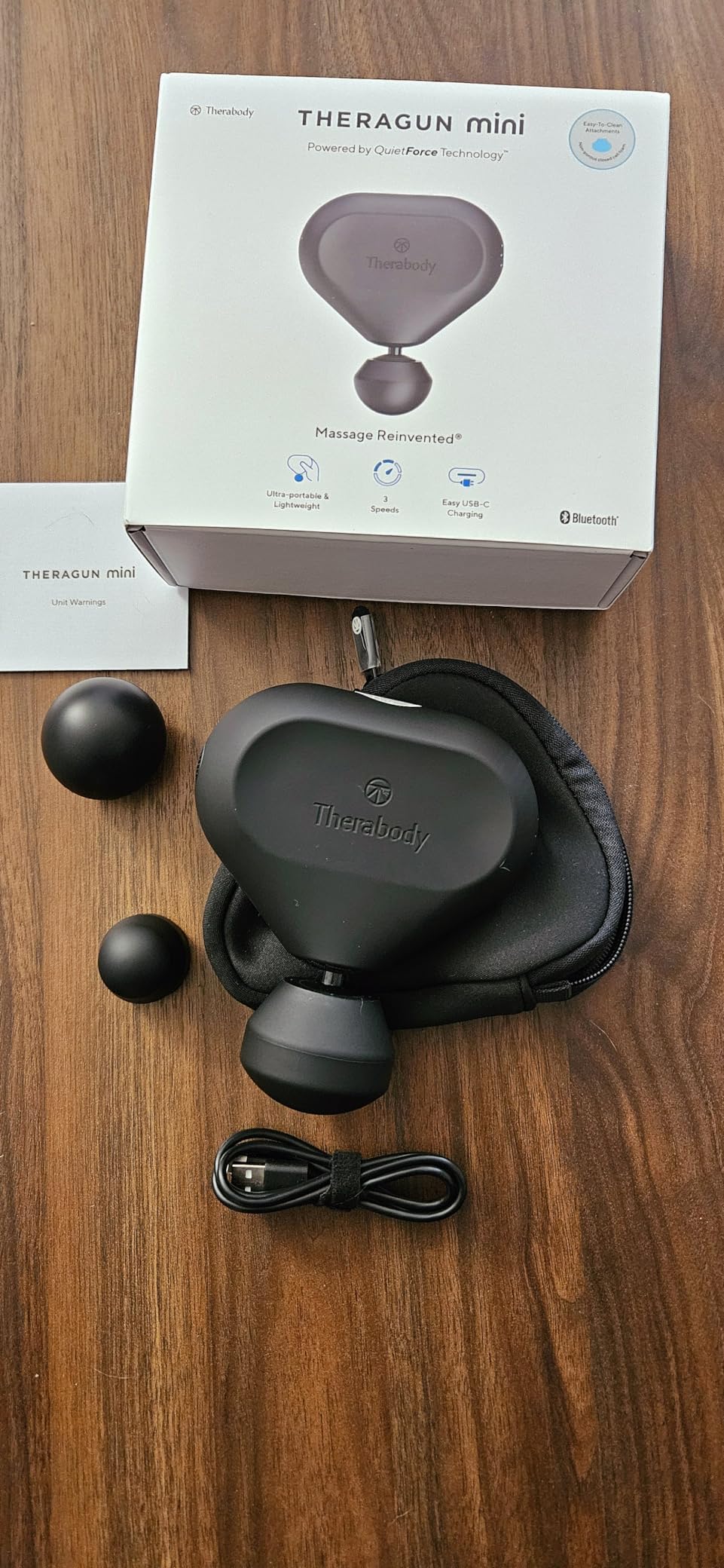 TheraGun Mini (3rd Generation) by Therabody - Ultra-Portable Massage Gun and Travel Essential for Fast, Effective Pain and Tension Relief Anywhere (Black) customer photo 1