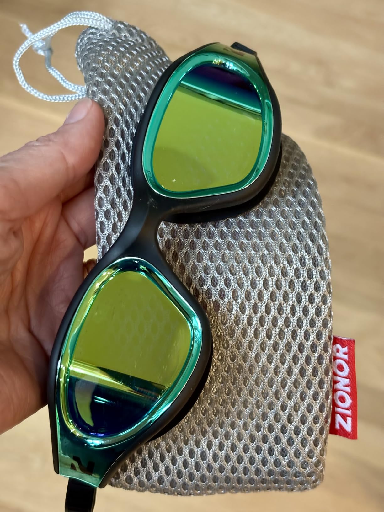 ZIONOR G1 Nava Hydrophilic Nano-Coated Super Anti-Fog Swim Goggles, Clear Vision, Leakproof for Men Women customer photo 1