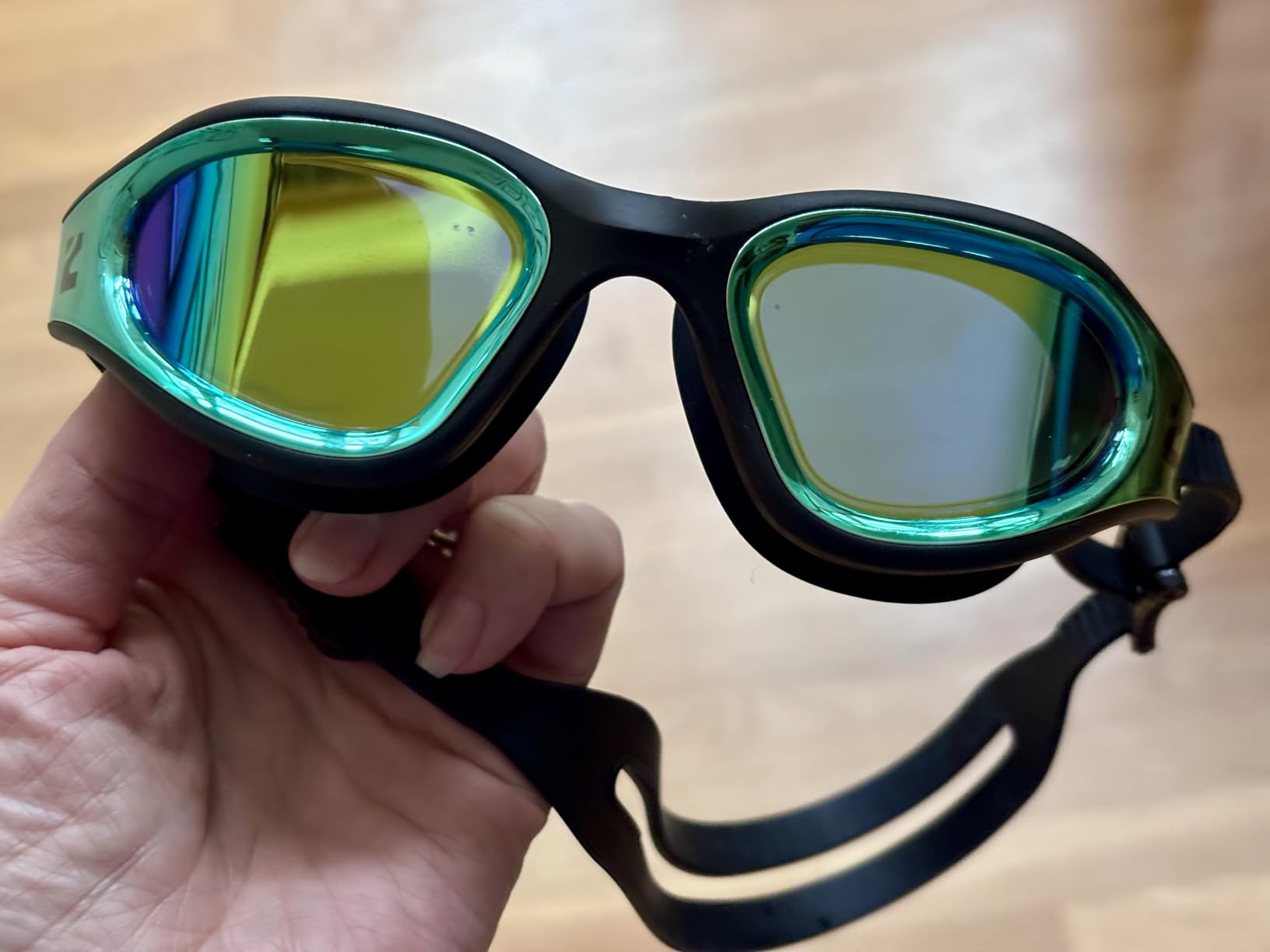 ZIONOR G1 Nava Hydrophilic Nano-Coated Super Anti-Fog Swim Goggles, Clear Vision, Leakproof for Men Women customer photo 2