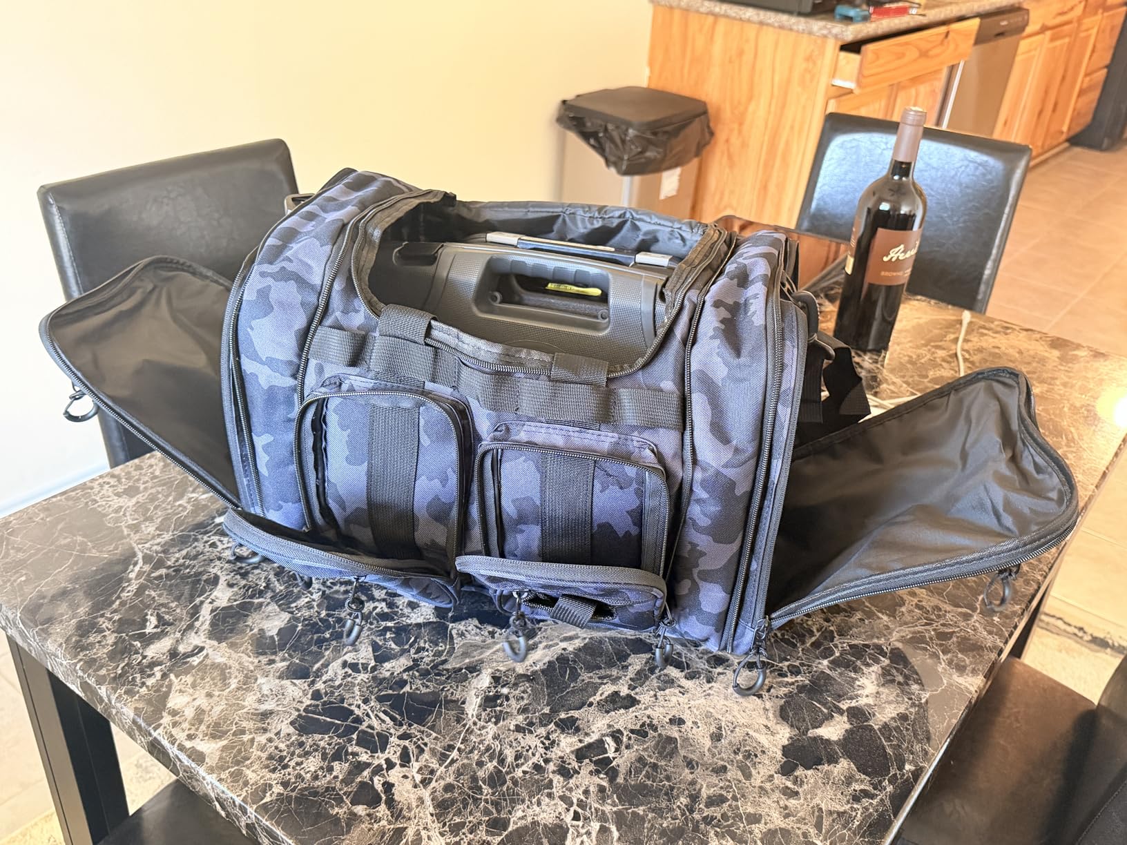 PLUSINNO Tackle Bag - Expandable Fishing Bag for Saltwater & Freshwater - Water Resistant Fishing Gear Shoulder Bag For Men, All-purpose Carrying Bags for Outdoors customer photo 1