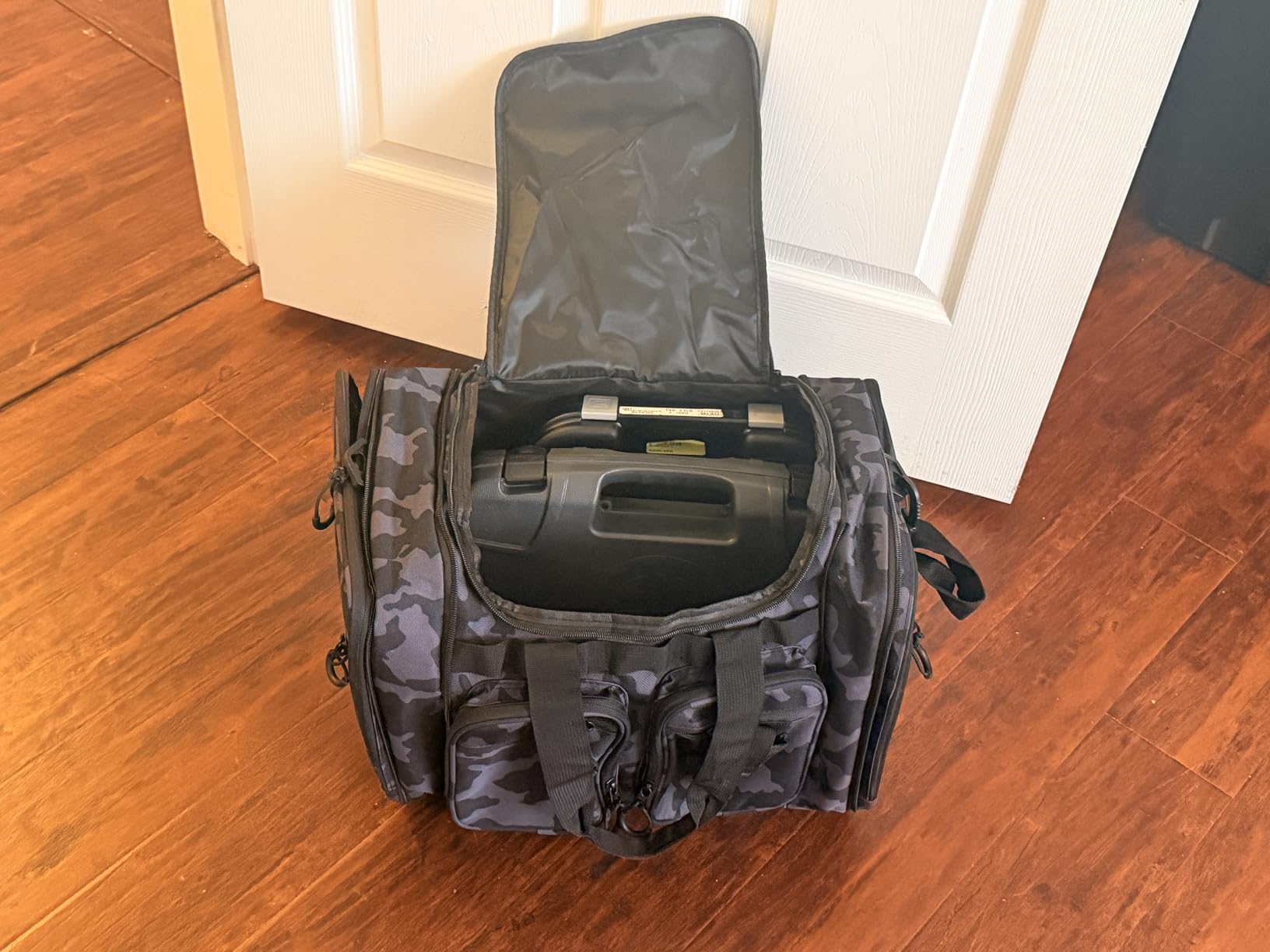 PLUSINNO Tackle Bag - Expandable Fishing Bag for Saltwater & Freshwater - Water Resistant Fishing Gear Shoulder Bag For Men, All-purpose Carrying Bags for Outdoors customer photo 2