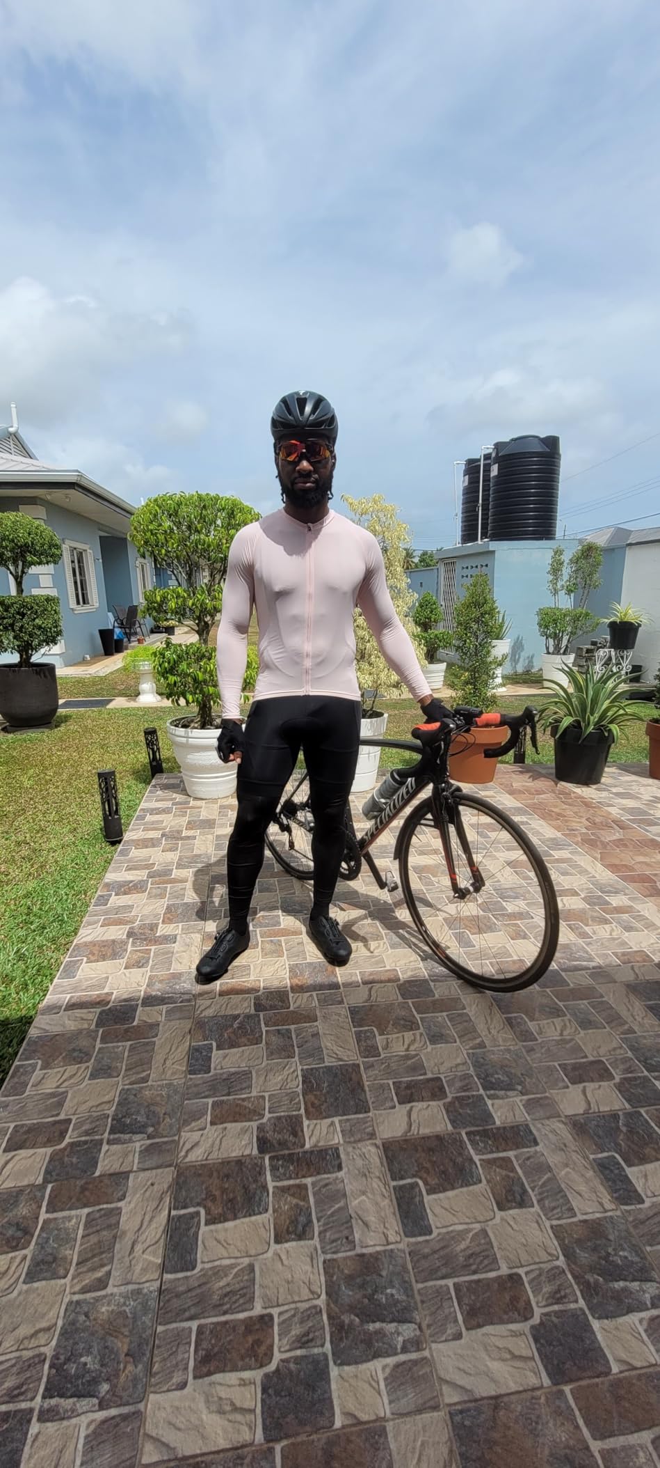 Men's Cycling Bib Shorts 4D Padded Breathable Road Bike Cycling Bibs Biking Bicycle Gel Long Travel customer photo 1
