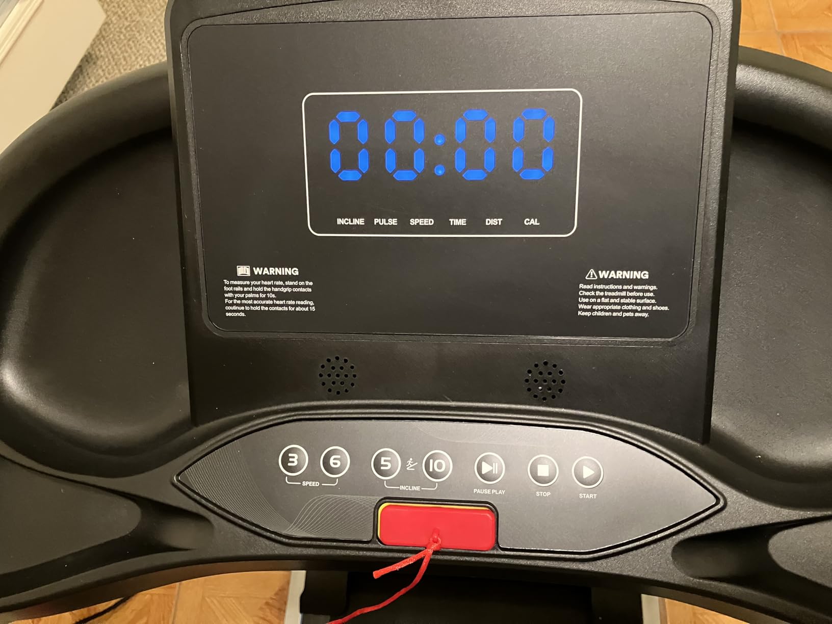 WELLFIT Home Treadmills 400+LBS Capacity, 4.0HP Heavy Duty Treadmill 15% Auto Incline Climb Running, Foldable Treadmill with Handrail, Wide Belt 18*43 in, 95% Pre-installed, Small Commercial Treadmill customer photo 1