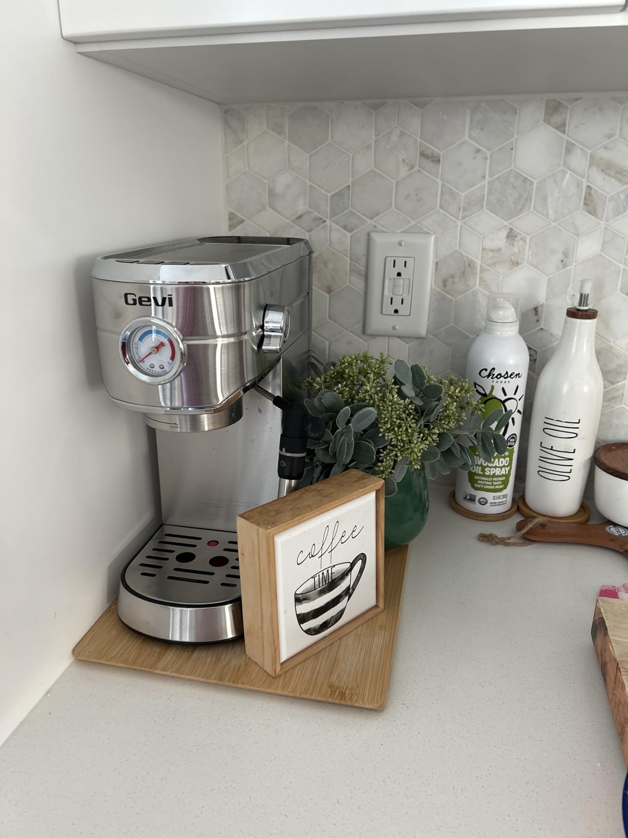 Gevi Commercial Espresso and Coffee Makers, Professional 20 Bar Espresso Maker with Milk Frother customer photo 2
