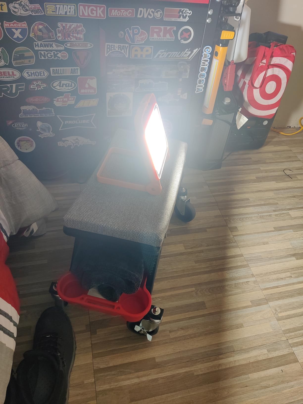 2-Pack 50W Super Bright LED Work Light - 8,000LM (500W Equivalent), IP65 Waterproof, 10ft Heavy Duty Cord, 5000K Daylight, Adjustable Flood Lights for Workshop, Garage, Construction Site customer photo 1