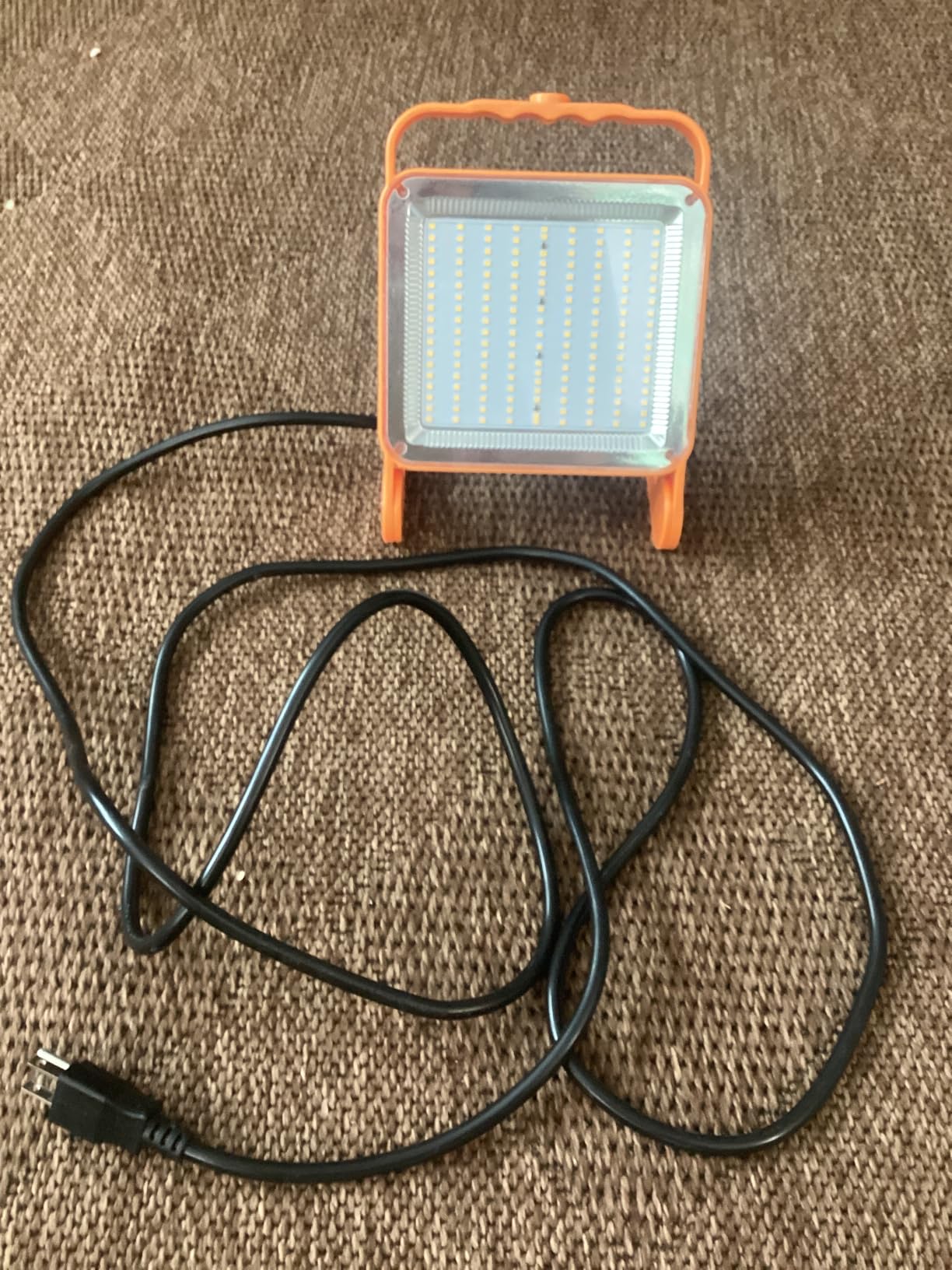 2-Pack 50W Super Bright LED Work Light - 8,000LM (500W Equivalent), IP65 Waterproof, 10ft Heavy Duty Cord, 5000K Daylight, Adjustable Flood Lights for Workshop, Garage, Construction Site customer photo 2