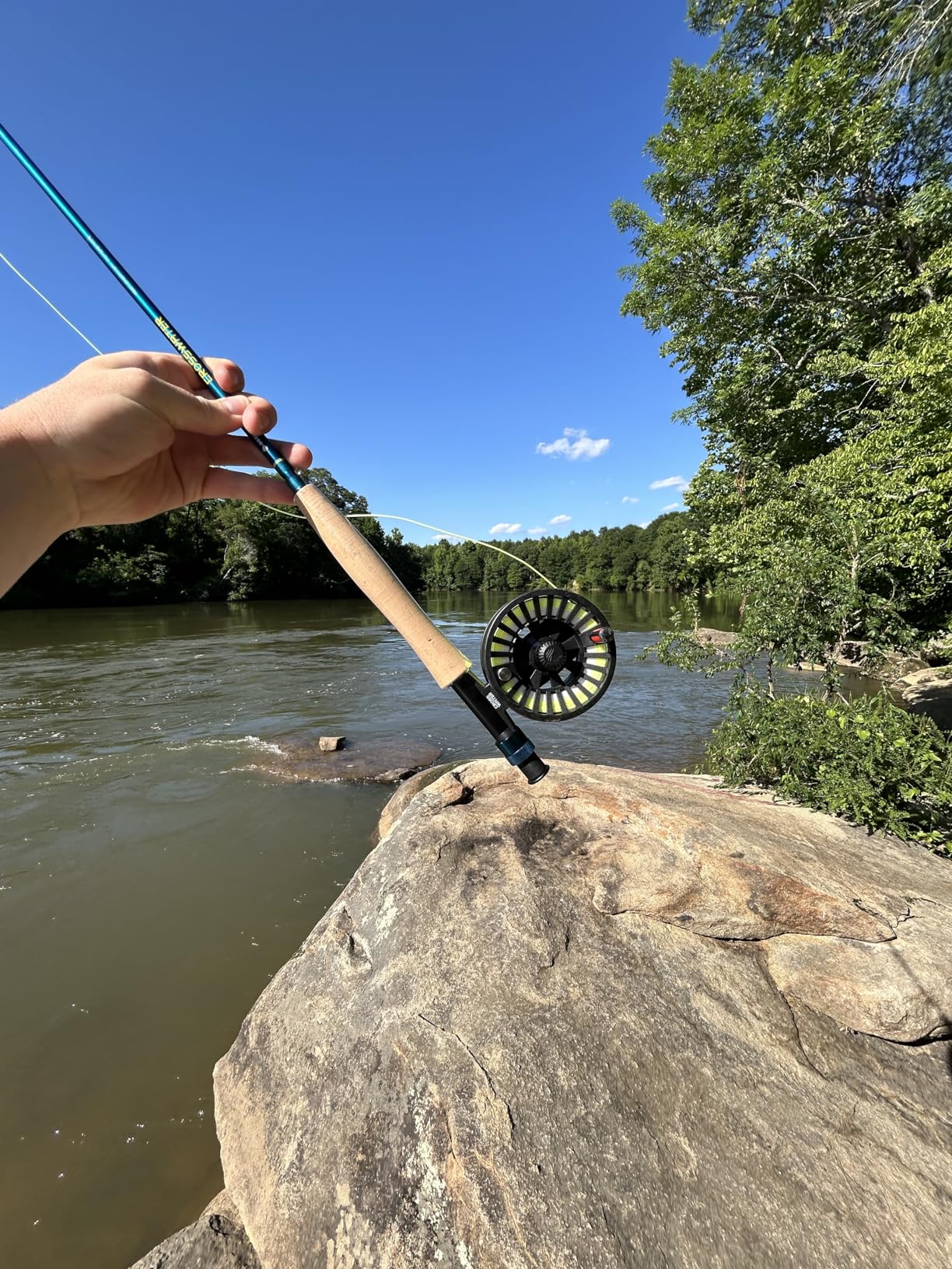 Redington Crosswater Fly Fishing Outfit - 4-Piece Fly Rod with Crosswater Reel, Rio Mainstream Fly Line & Zippered Travel Case - Complete Starter Kit customer photo 2