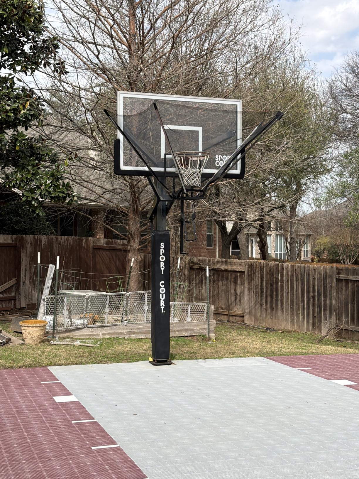 Basketball Shot Trainer with 180° Rotating Return Chute, Basketball Rebounder Net Return System customer photo 1