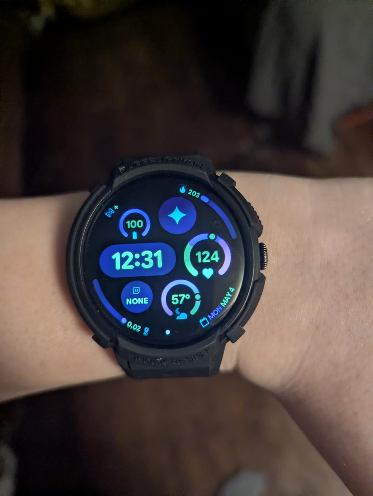 Google Pixel Watch 4 (41mm) - Android Smartwatch with Heart Rate and Sleep Tracking - 30-Hour Battery - Fitness Tracking - Google AI - Polished Silver Aluminum Case - Porcelain Active Band - Wi-Fi customer photo 1
