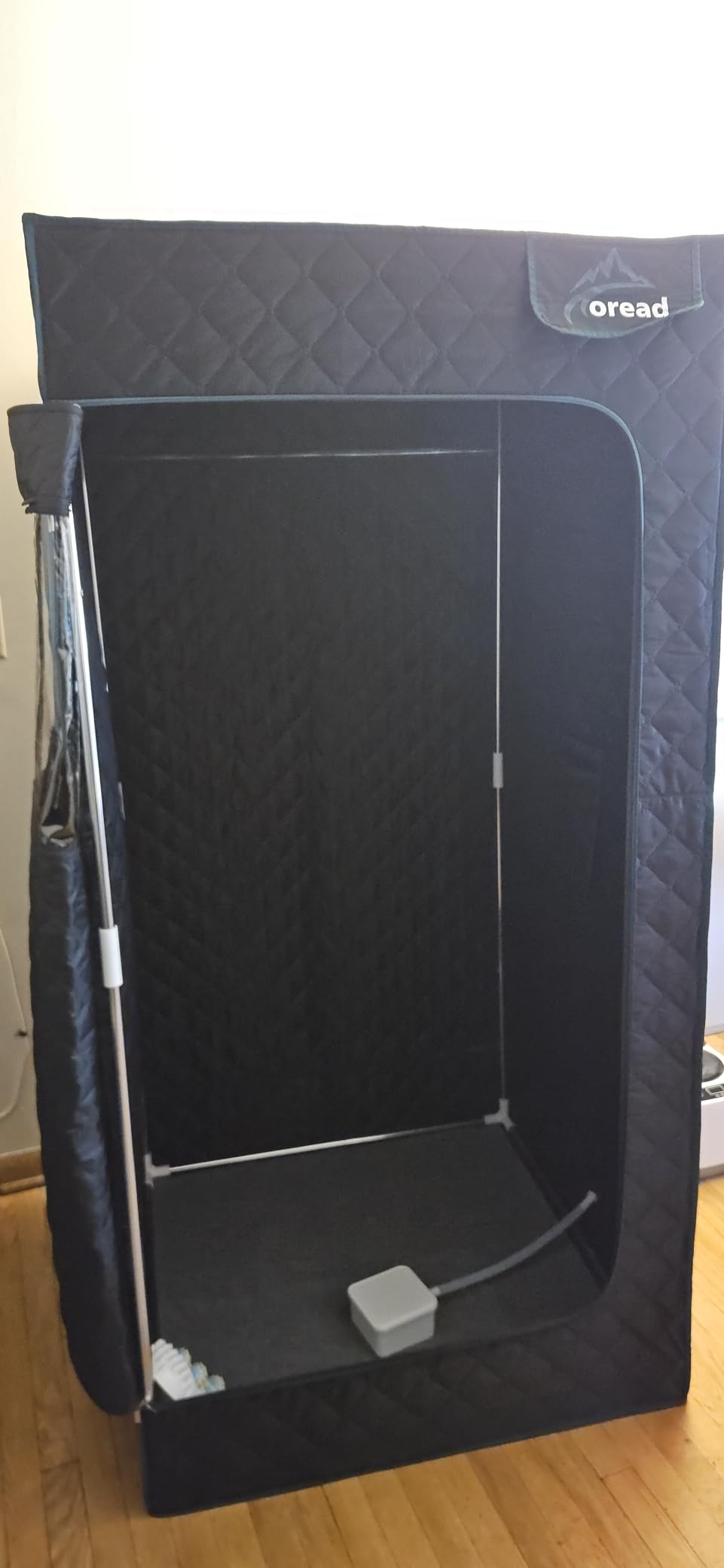 TOREAD Red Light Infrared Sauna with Red Light Therapy for Home, Portable Red Light Steam Sauna with 3L 1200W Steamer, Adjustable Temperature, Timer Setting, Remote Control customer photo 1