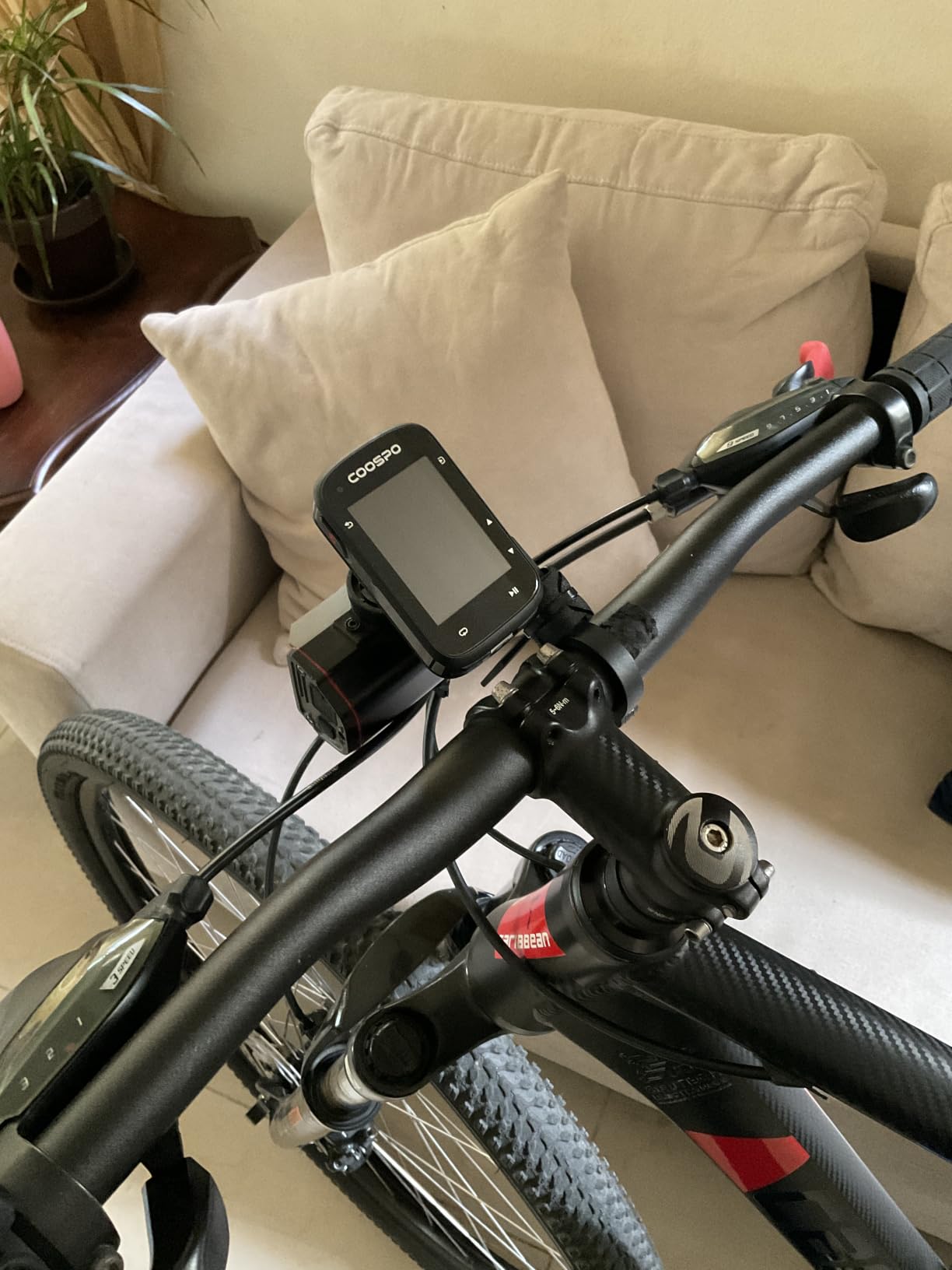 COOSPO Color Touchscreen GPS Bike Computer CS600, Wireless IPX7 Waterproof Cycling GPS Speedometer with Bluetooth/ANT+, Backlight Route Navigation, Support Bike Radar & 36H Battery Life customer photo 1