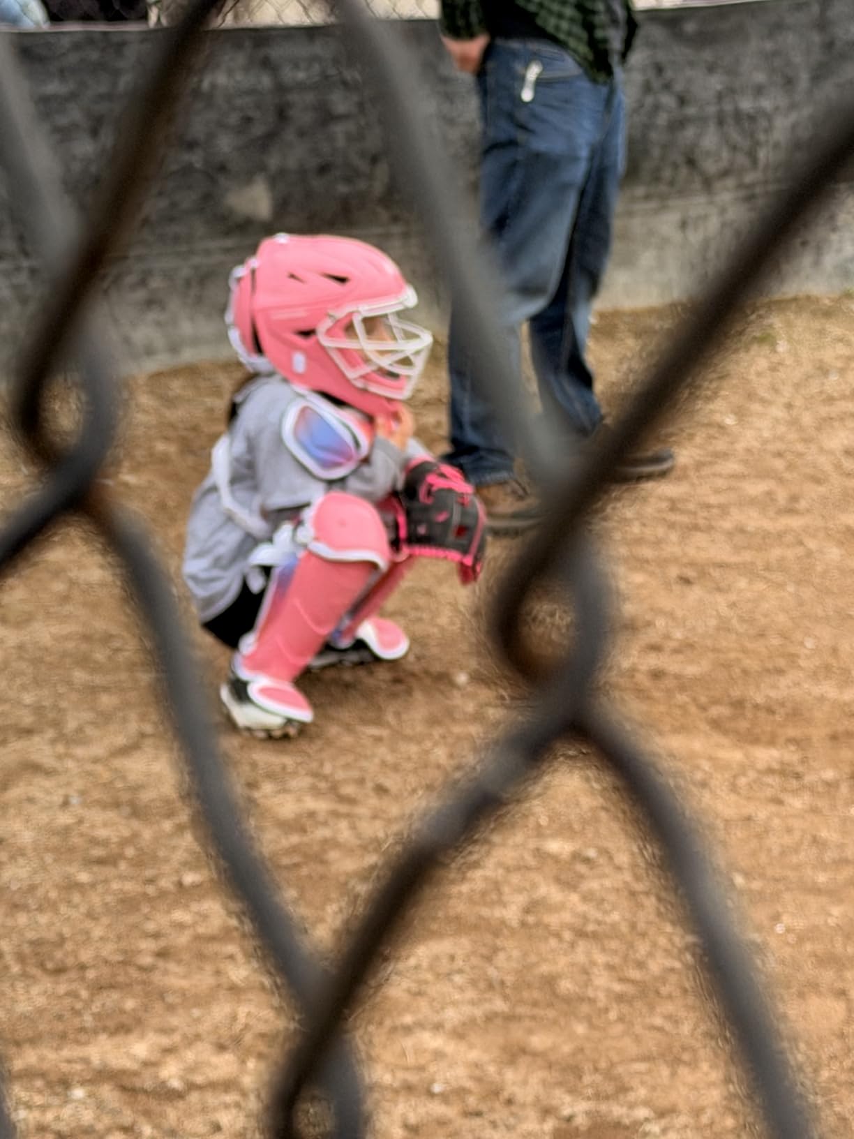 Easton | Jen Schro My Very First Youth Softball Catcher's Set | Helmet, Leg Guards & Chest Protector Included customer photo 2