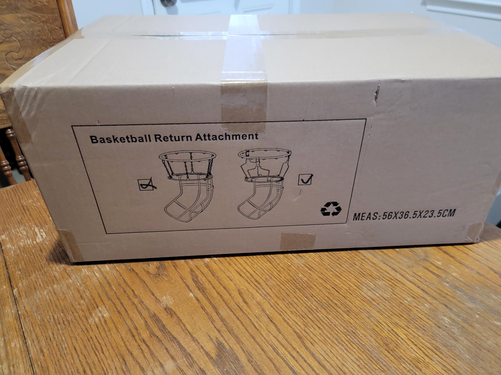 KingDolly 360 Degree Swivel Track Basketball Return Attachment, Basketball Rebounder with 3 Anti-Slip Buckles, Ball Return for Basketball Hoop for Solo Practice, Shooting Training Indoor/Outdoor customer photo 1