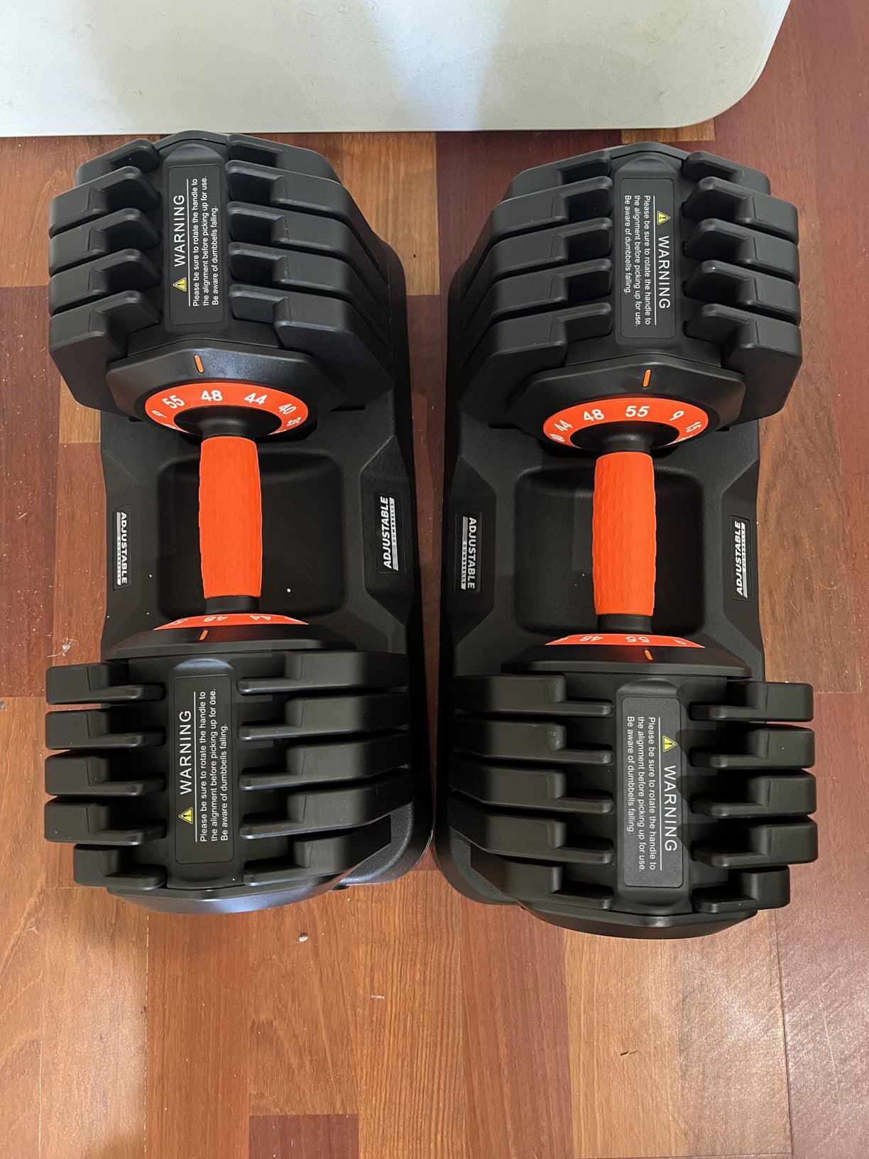 2026 Upgrade Adjustable Dumbbell Set 25lb/50lb, Small Increment in 3-6lb, 1 Hand Quick-Dial, 10-in-1 Adjustable Dumbbells with Tray, Anti-Slip Grip for Home Gym HIIT Strength Training customer photo 1
