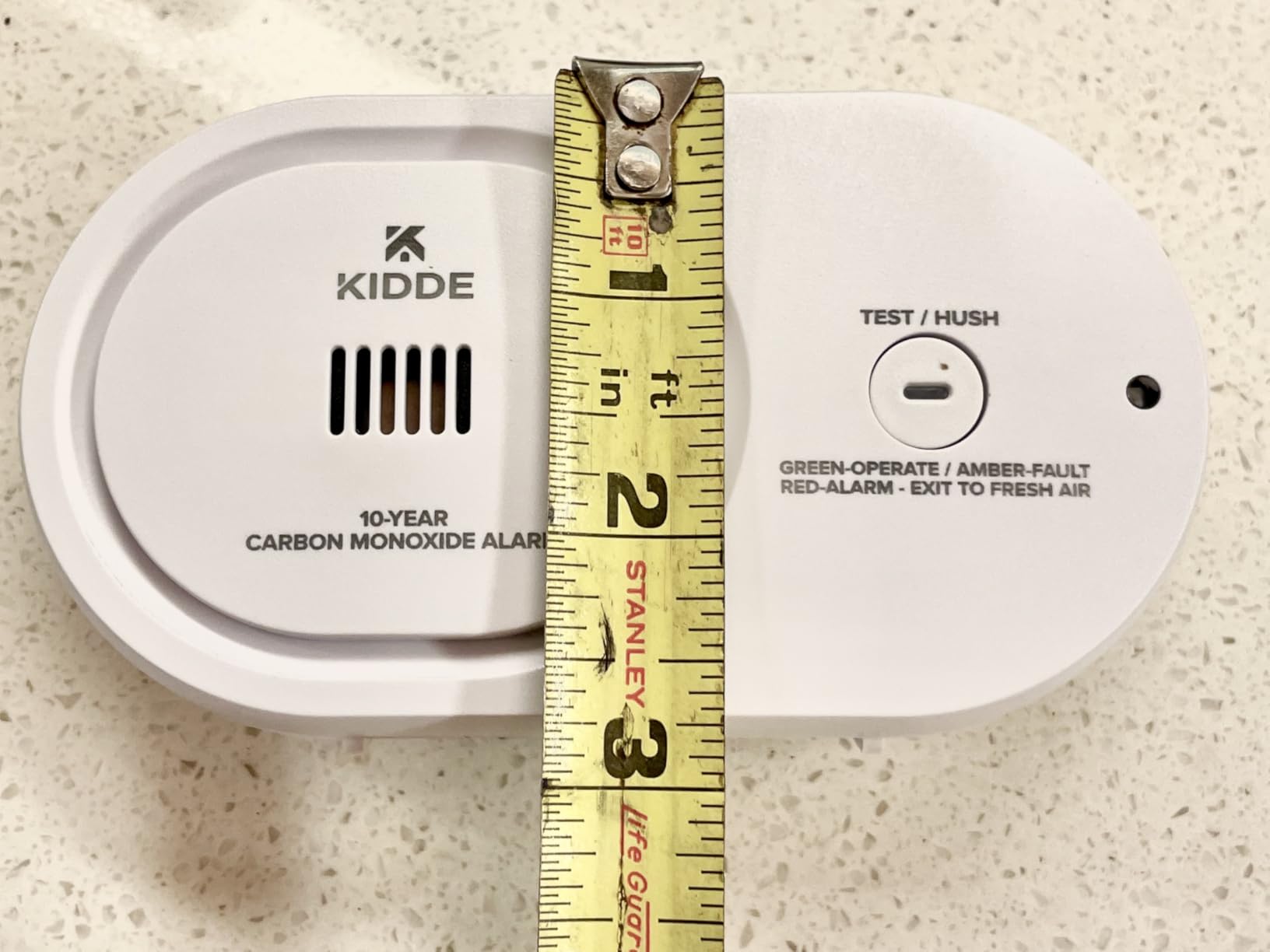Kidde Carbon Monoxide Detector, 10-Year Battery Powered, LED Status Indicators, 85 dB Alarm, 5th Edition, COB10 customer photo 1