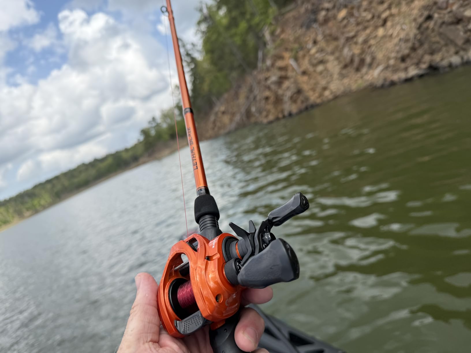 KastKing Lethal Blaze Baitcasting Fishing Reel, 7.3:1 High-Speed Gear Ratio, Low-Profile Baitcaster, Lightweight Glass Fiber-Infused Nylon Frame, Freshwater & Inshore Bass Fishing Reel customer photo 2