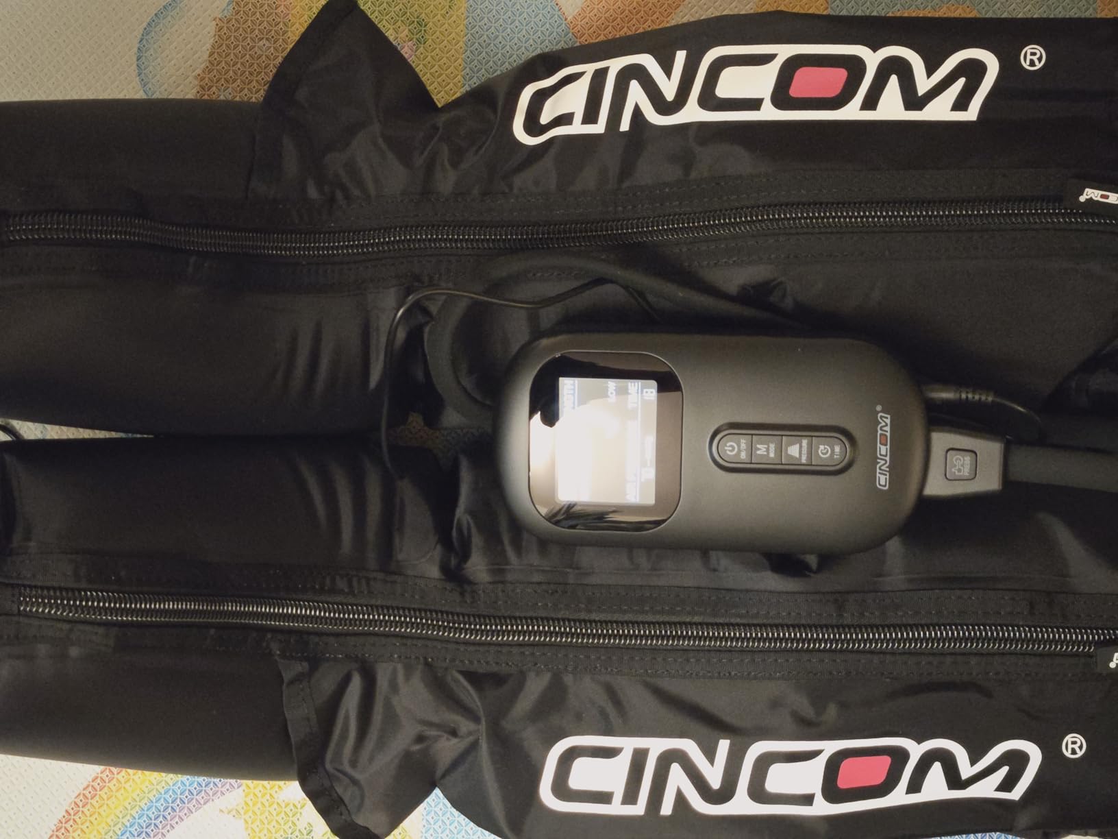 CINCOM Air Compression Boots for Circulation, Leg and Foot Massager Boots | Sequential Leg Recovery System with 3 Modes 3 Levels Intensities for Athletes customer photo 1