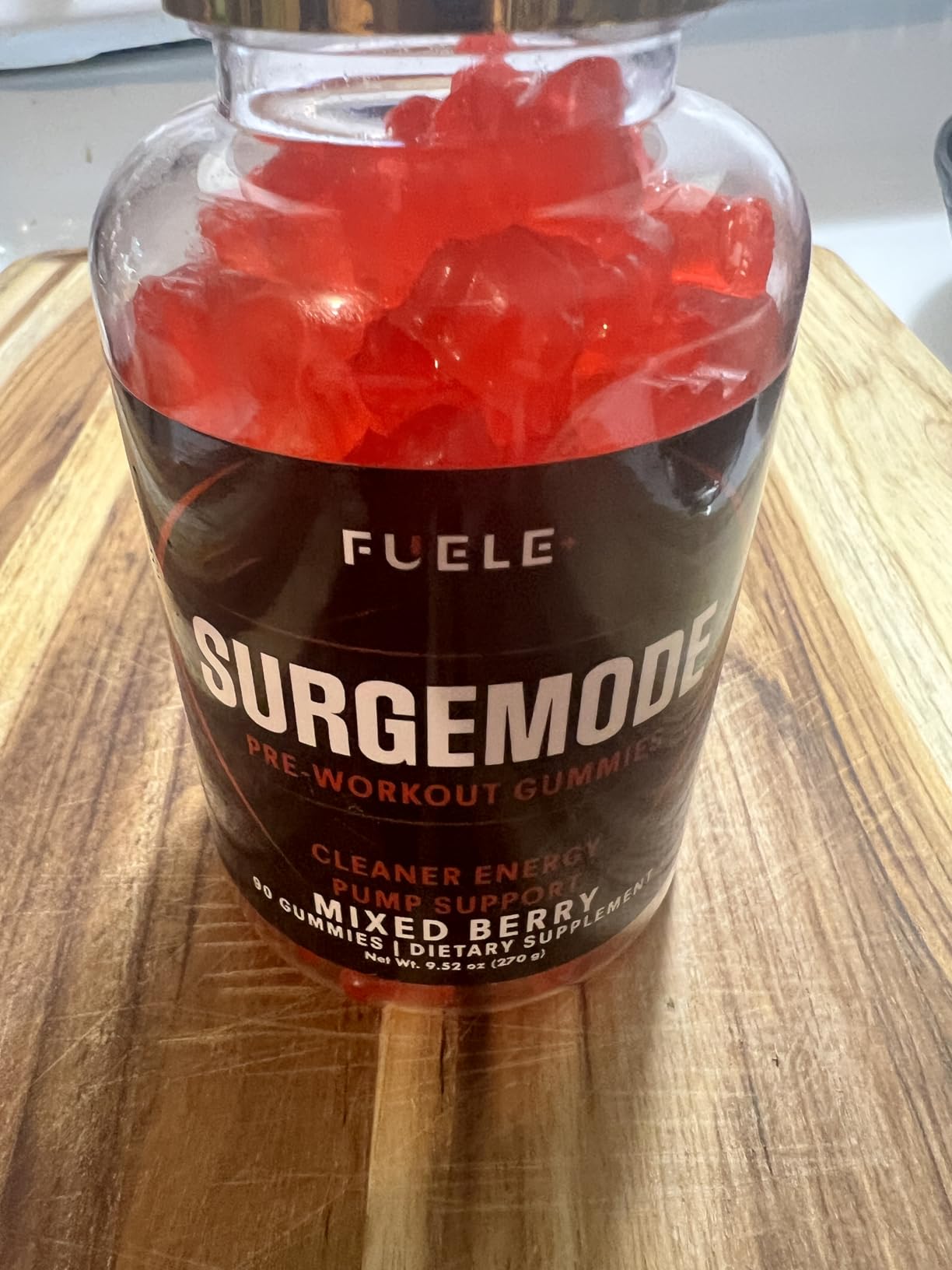 Pre Workout Gummies with Caffeine - Clean Energy & Pump Support Gummies with Citrulline, Beta Alanine & Electrolytes - Sugar Free Vegan Preworkout Gummies, Mixed Berry (90 Count) customer photo 2