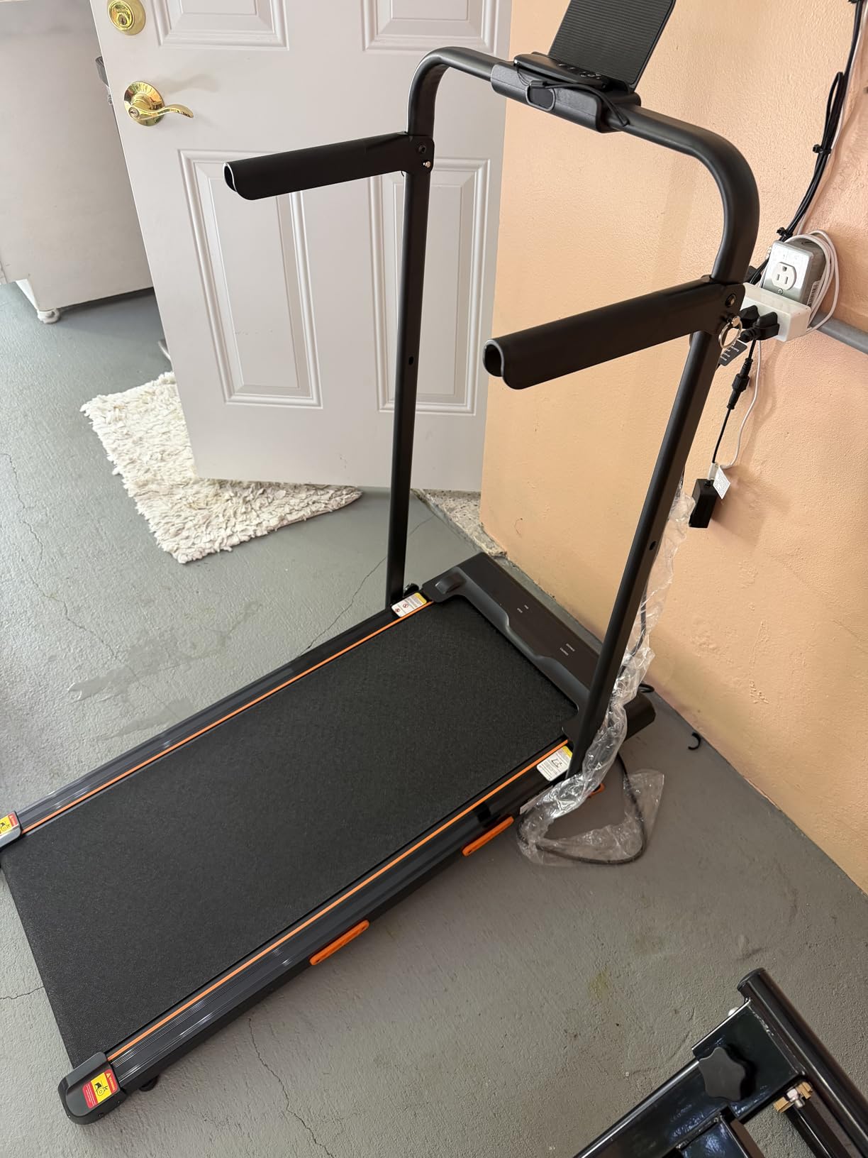 16% Incline Walking Pad Treadmills for Home Small, 4-in-1 Under Desk Treadmill with Handles, Foldable Treadmill with 2.5 HP Quiet Brushless, 330 LBS Capacity customer photo 2