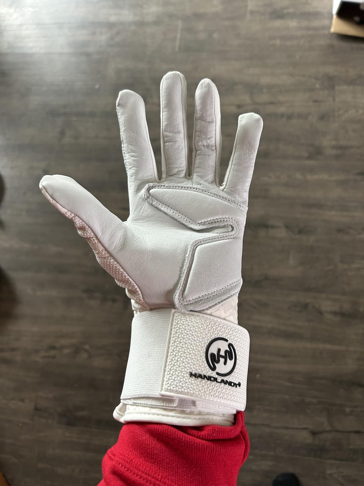 HANDLANDY Baseball Batting Gloves for Men & Women, Breathable Softball Batting Gloves with Long Cuff for Adult customer photo 1