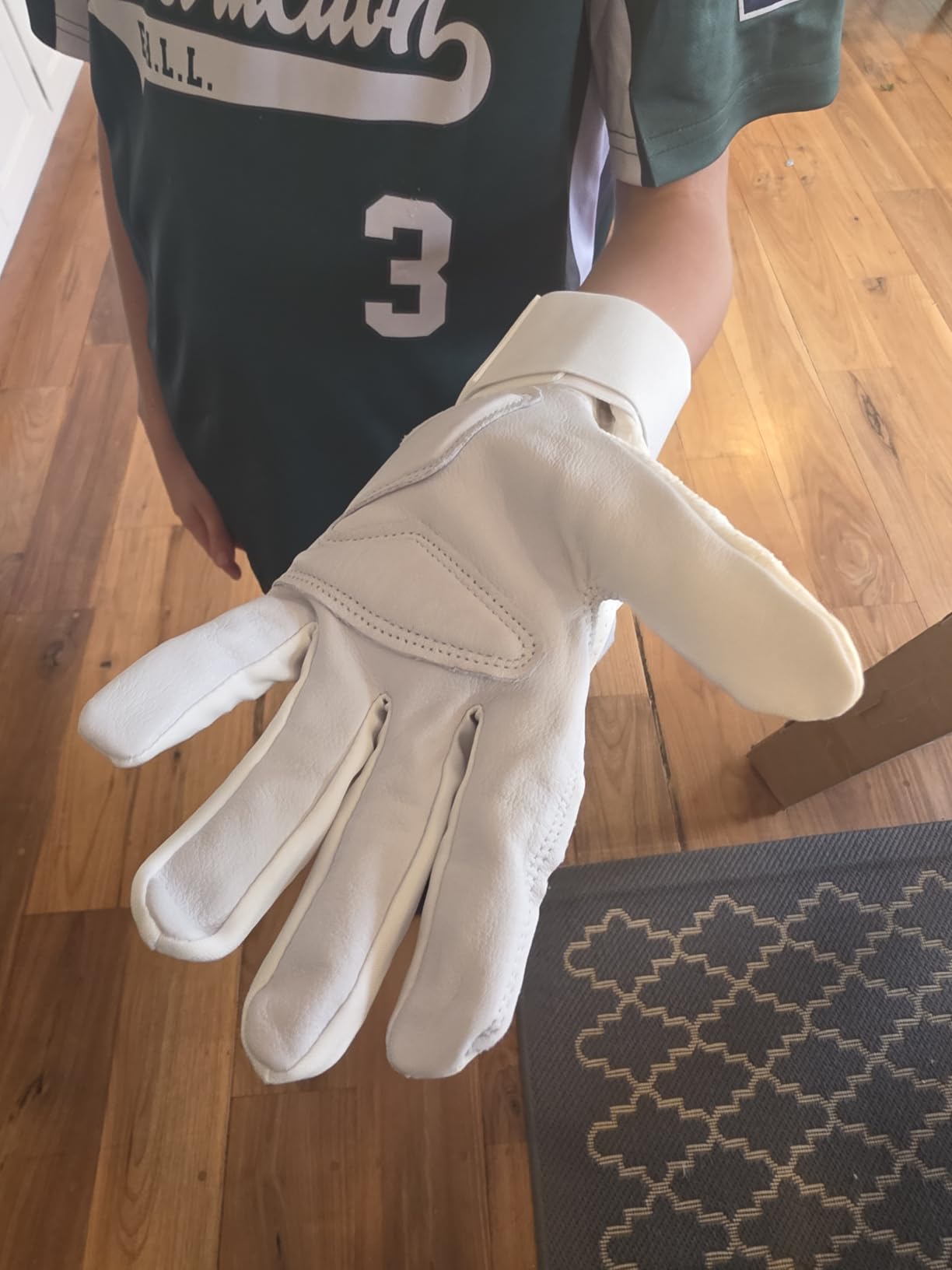 HANDLANDY Baseball Batting Gloves for Men & Women, Breathable Softball Batting Gloves with Long Cuff for Adult customer photo 2